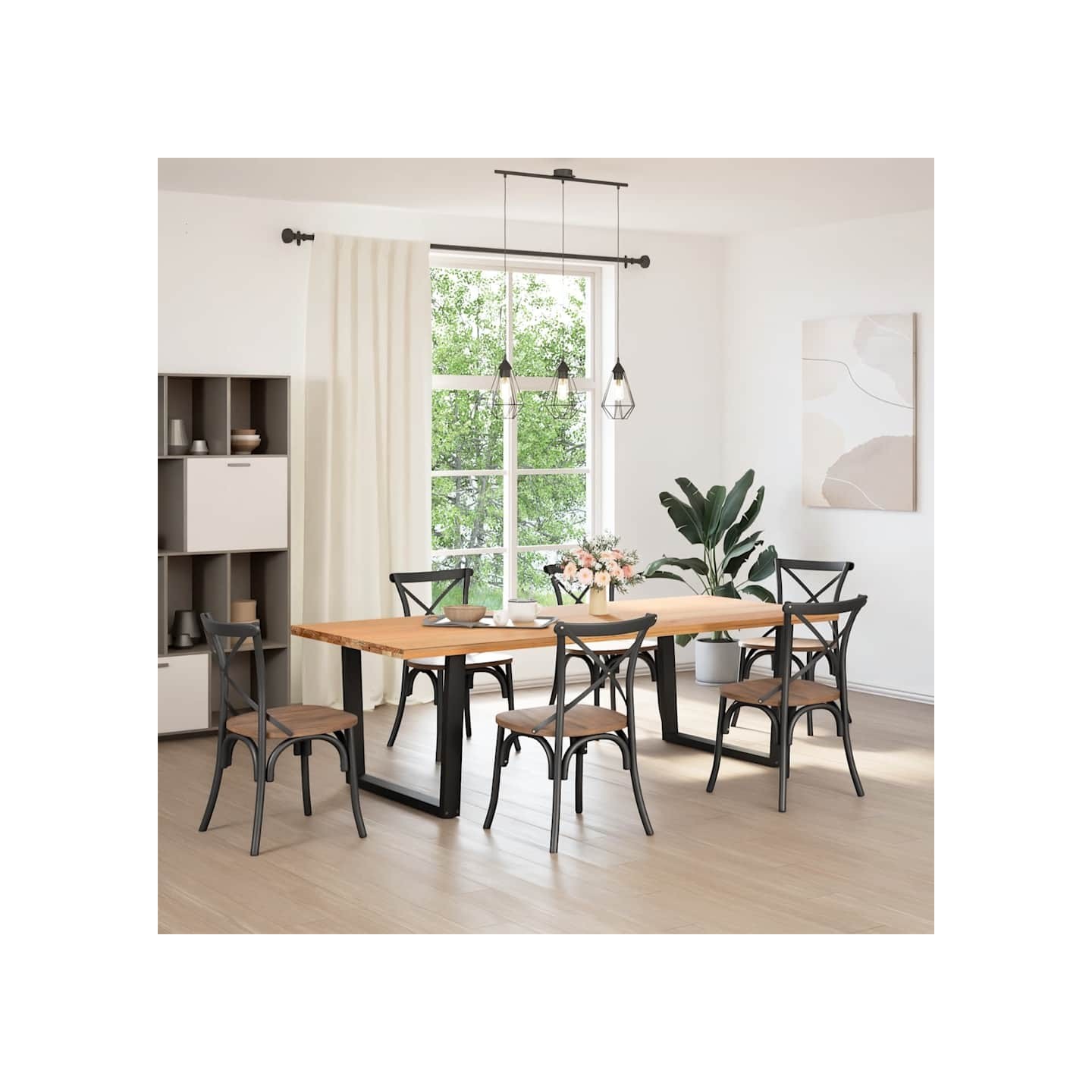 Pieds de table à manger forme de V 2 pcs noir 100x(72-73,3)cm