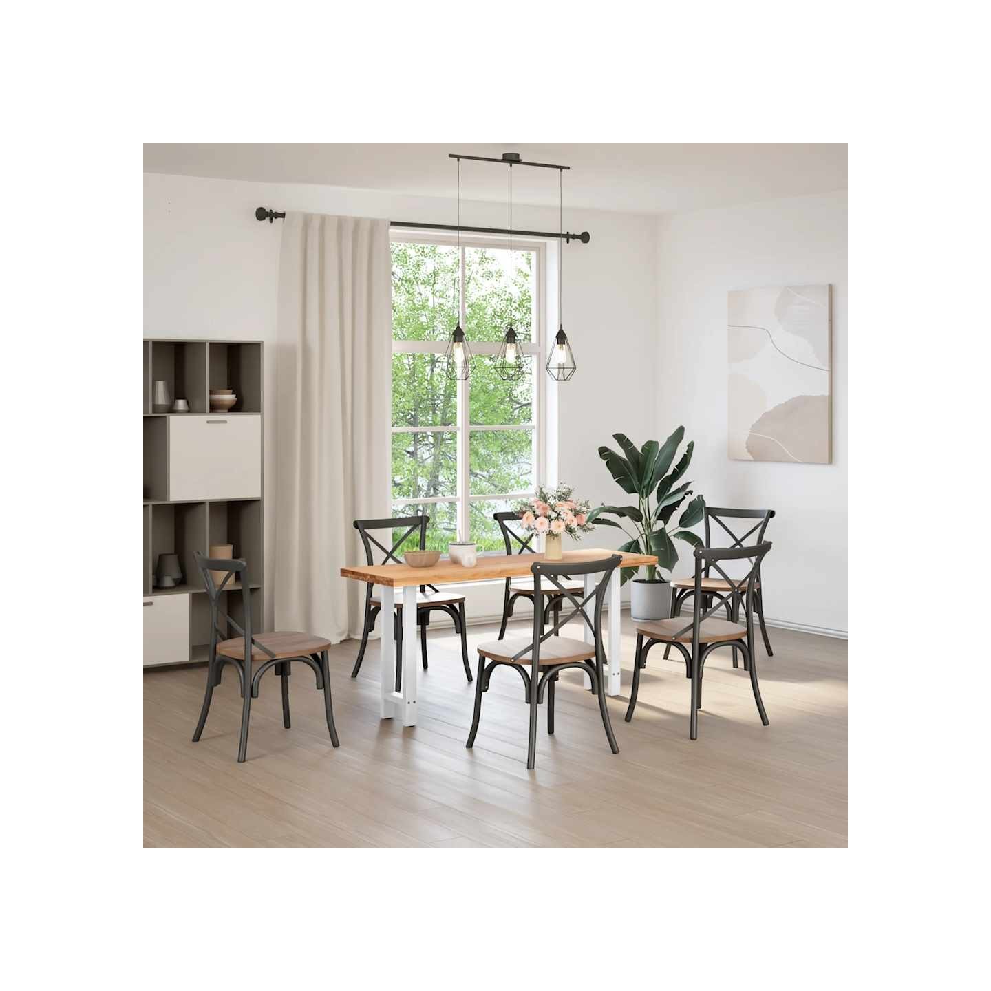 Pieds de table console Blanc 2 pièces 38 x (72-73) cm Acier