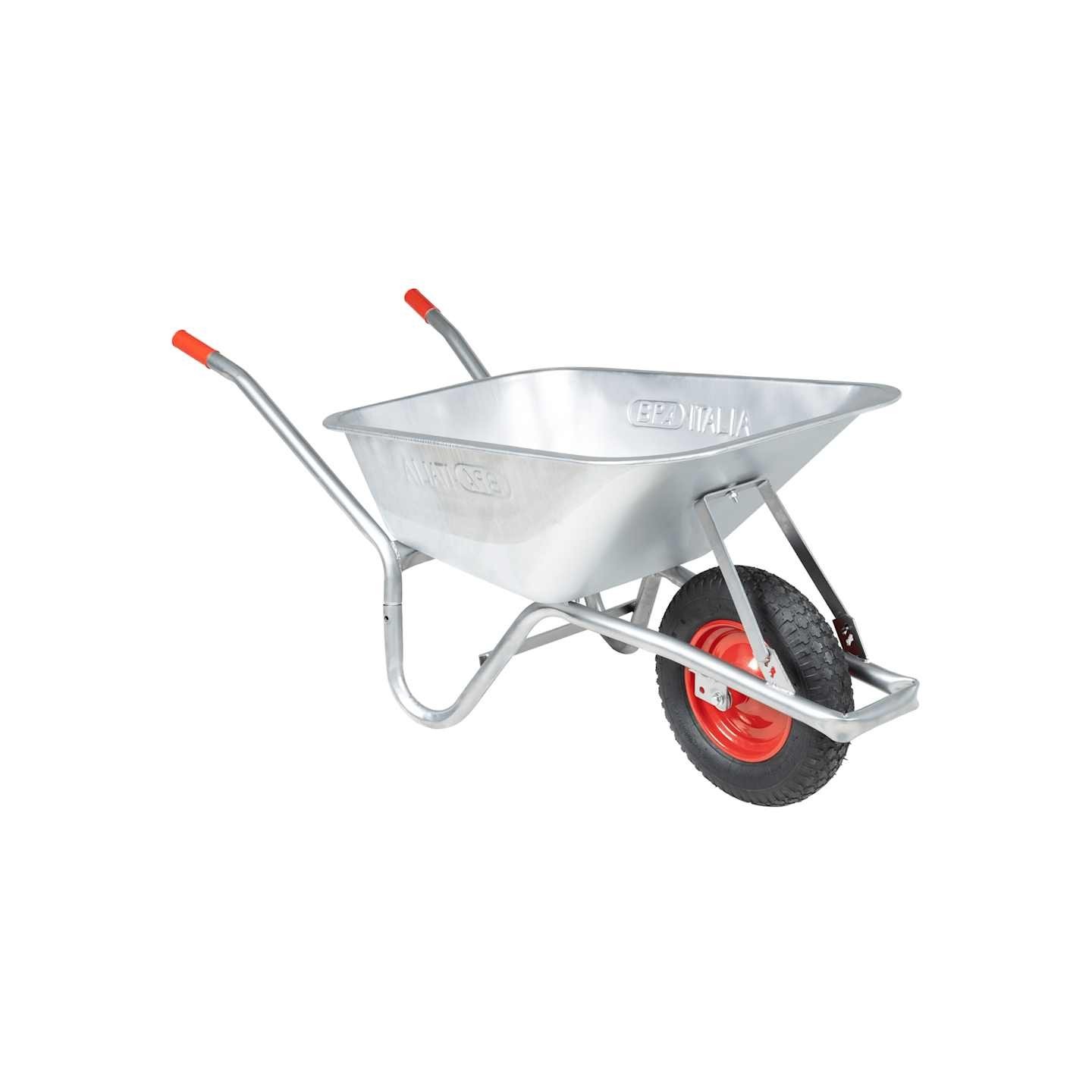 Brouette 90 L 150 kg acier galvanisé et plastique