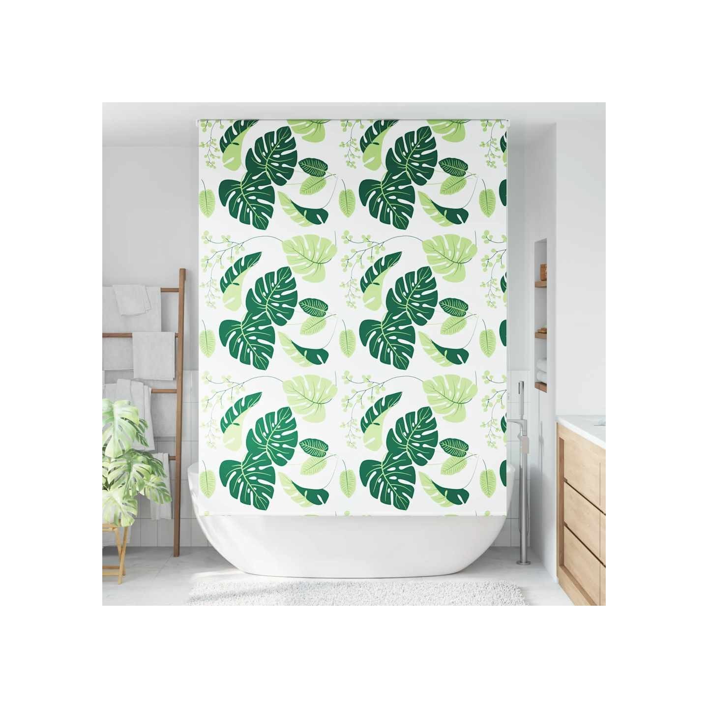 Store enrouleur de douche 160x240 cm largeur du tissu 156 cm
