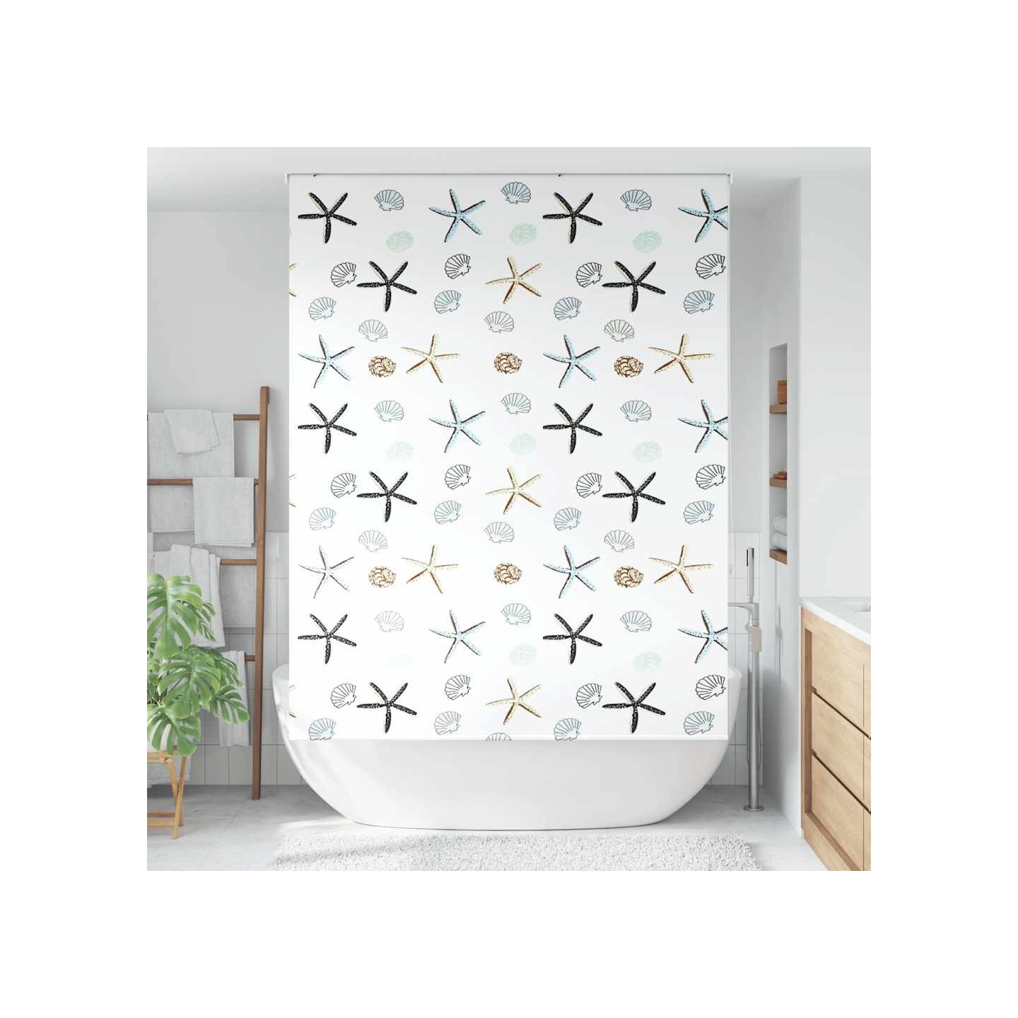 Store enrouleur de douche 150x240 cm largeur du tissu 146 cm