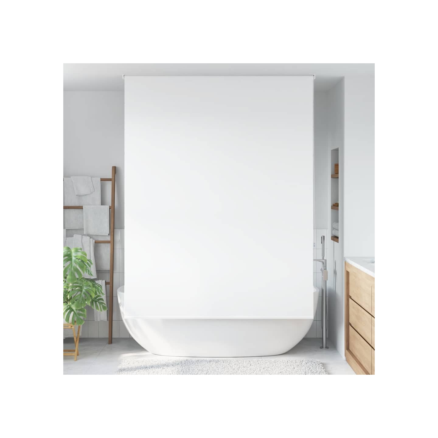 Store enrouleur de douche 150x240 cm largeur du tissu 146 cm