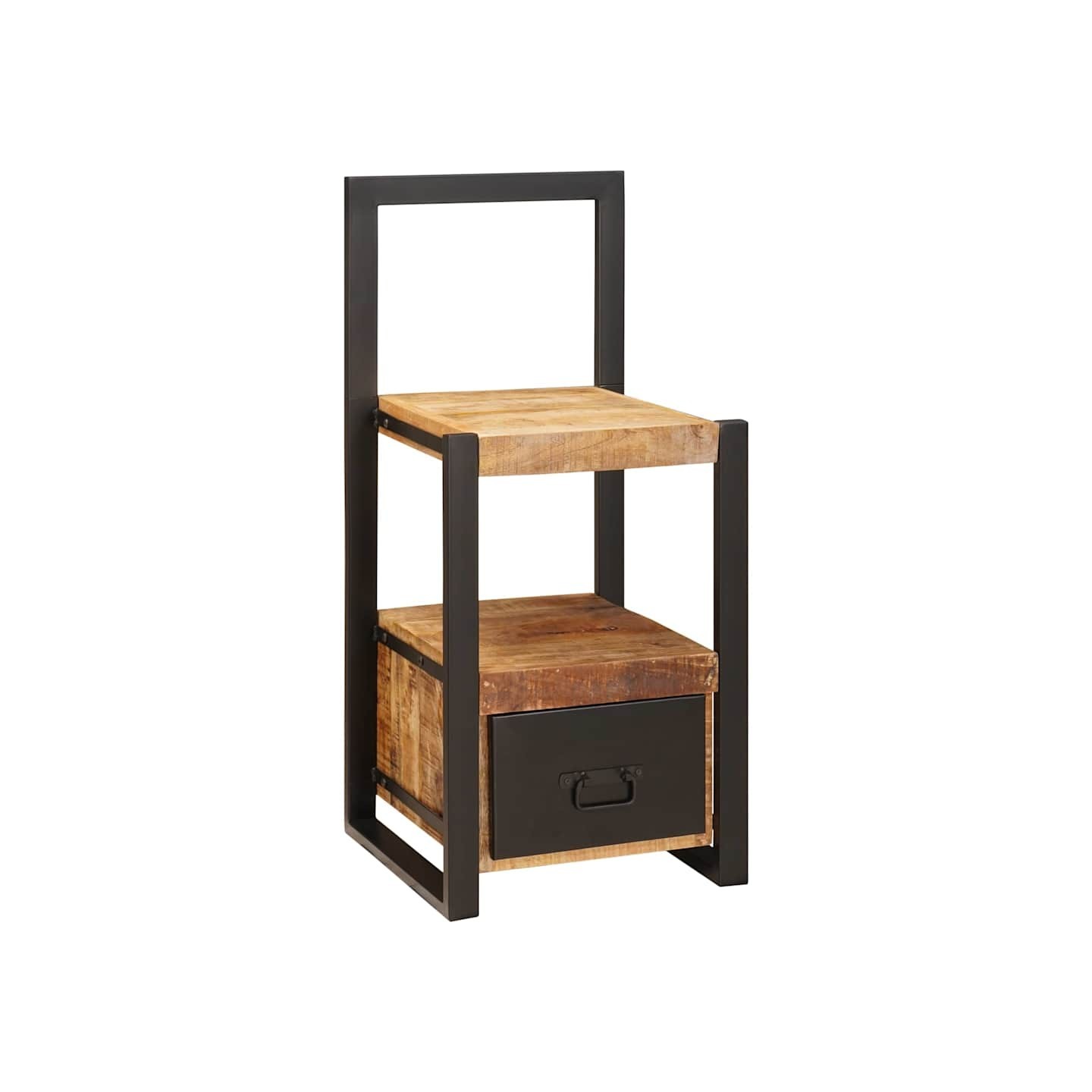 Support valet Marron 40 x 40 x 90 cm Bois de mangue massif
