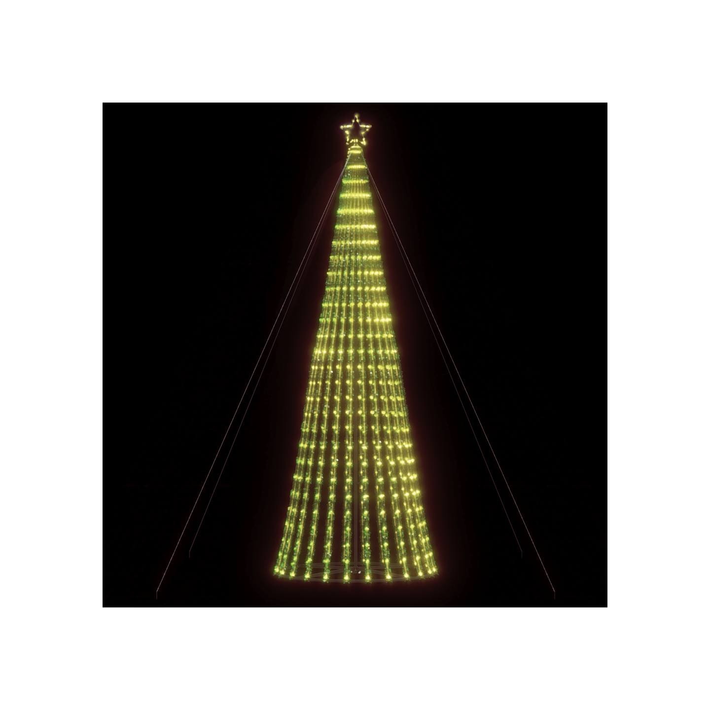 Sapin de Noël à LED 1028 LED blanc chaud 403 cm