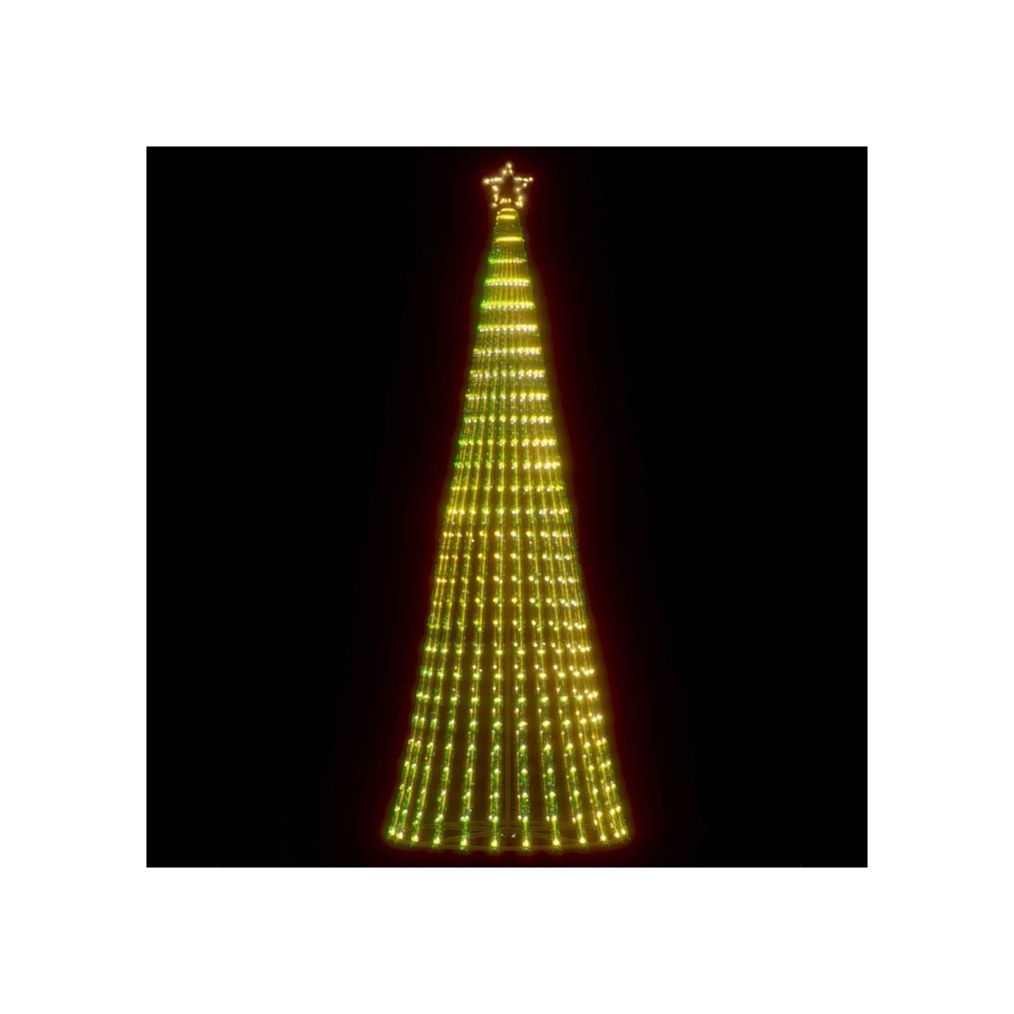Sapin de Noël à LED 475 LED blanc chaud 247 cm