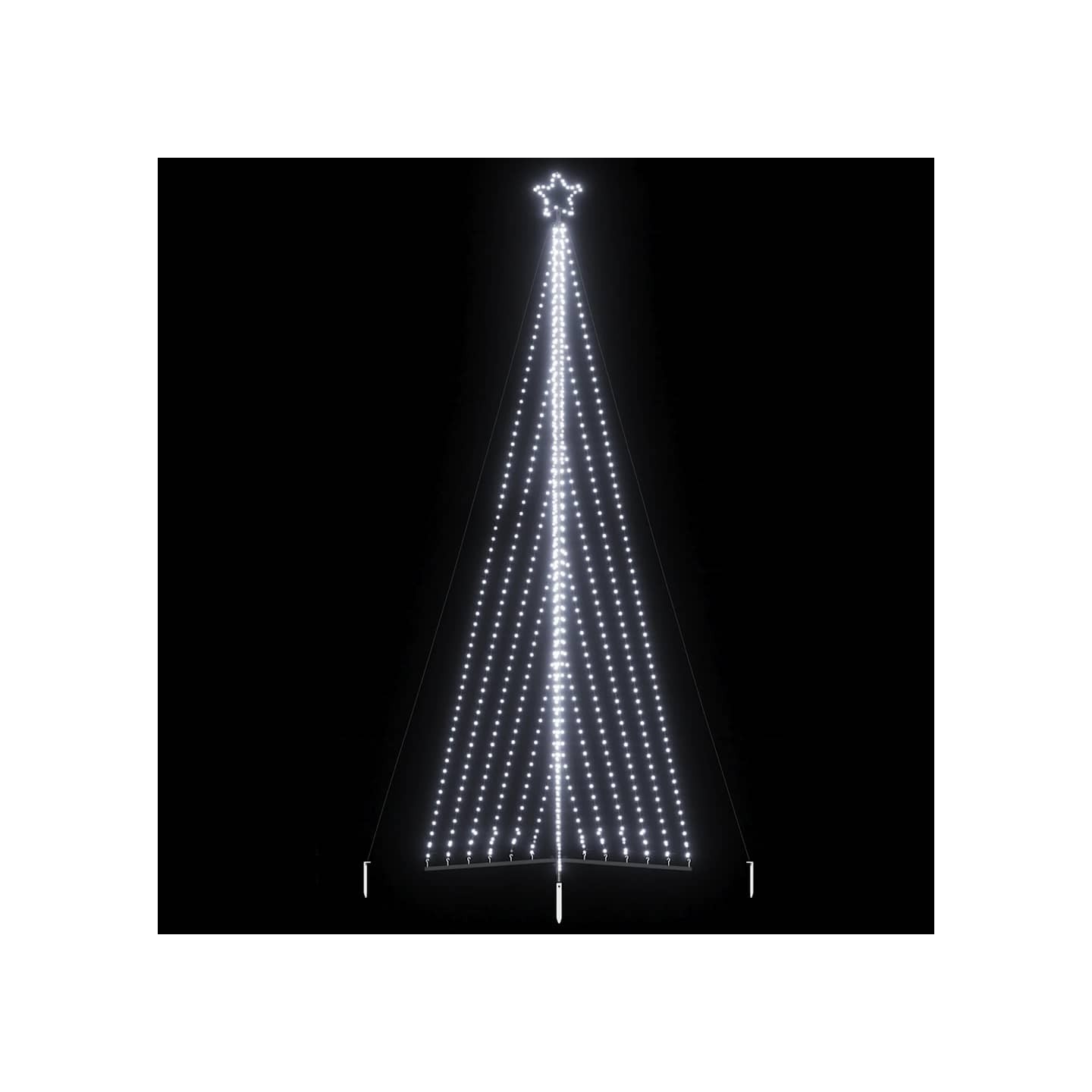 Sapin de Noël à LED 789 LED blanc froid 476 cm