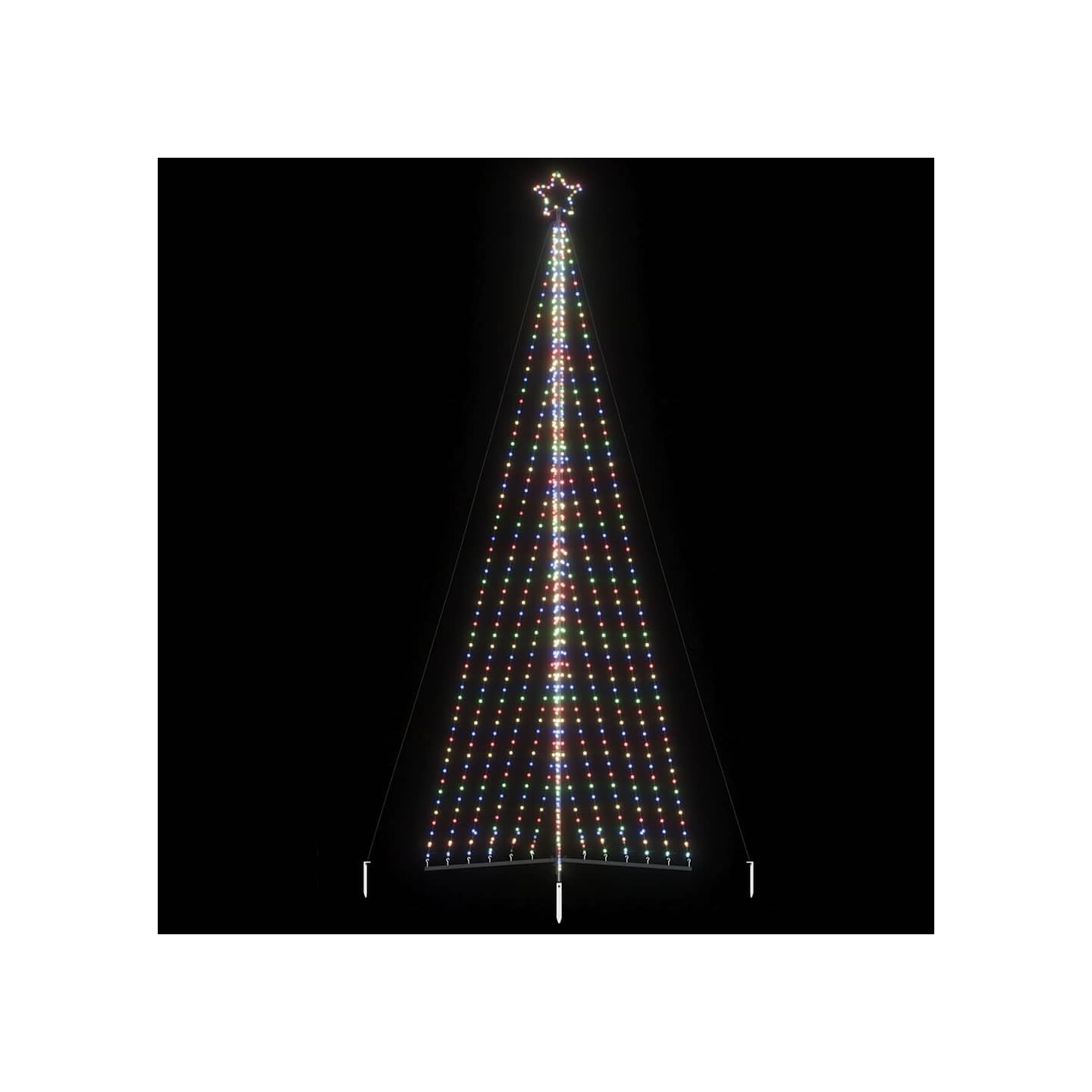 Sapin de Noël à LED 789 LED colorées 476 cm