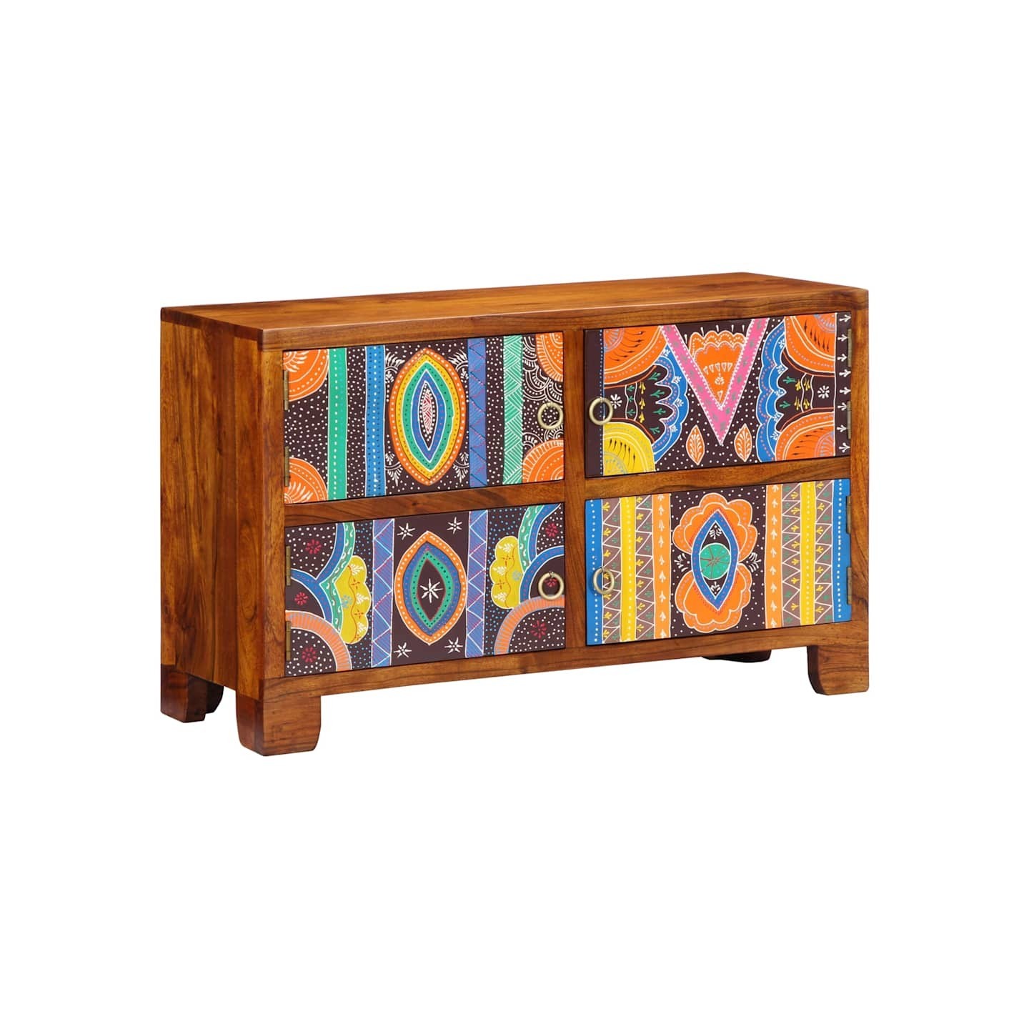Cabinet à chaussures 90 x 35 x 55 cm Bois d'Acacia Massif