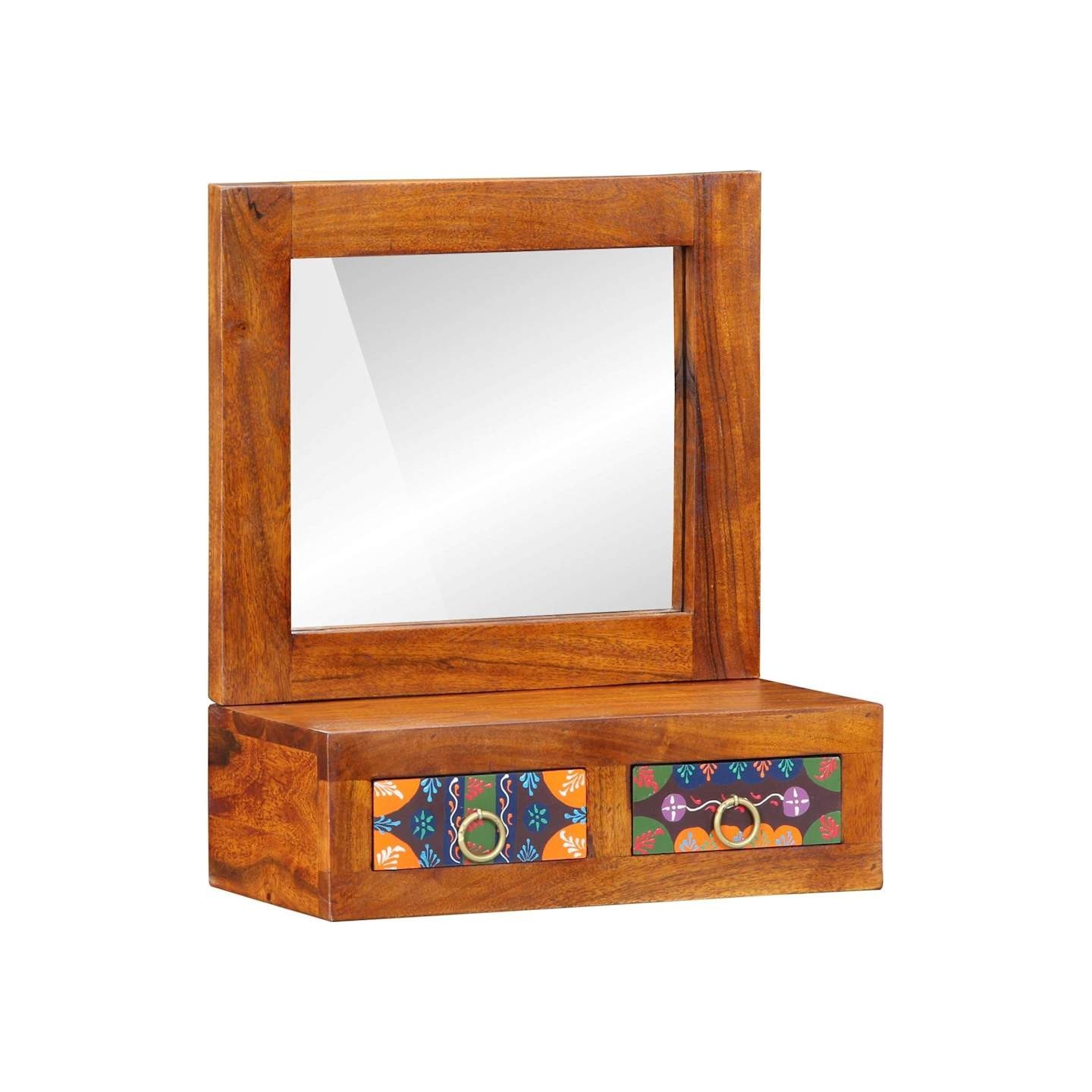 Meuble mural Marron 40 x 20 x 50 cm Bois d'Acacia Massif