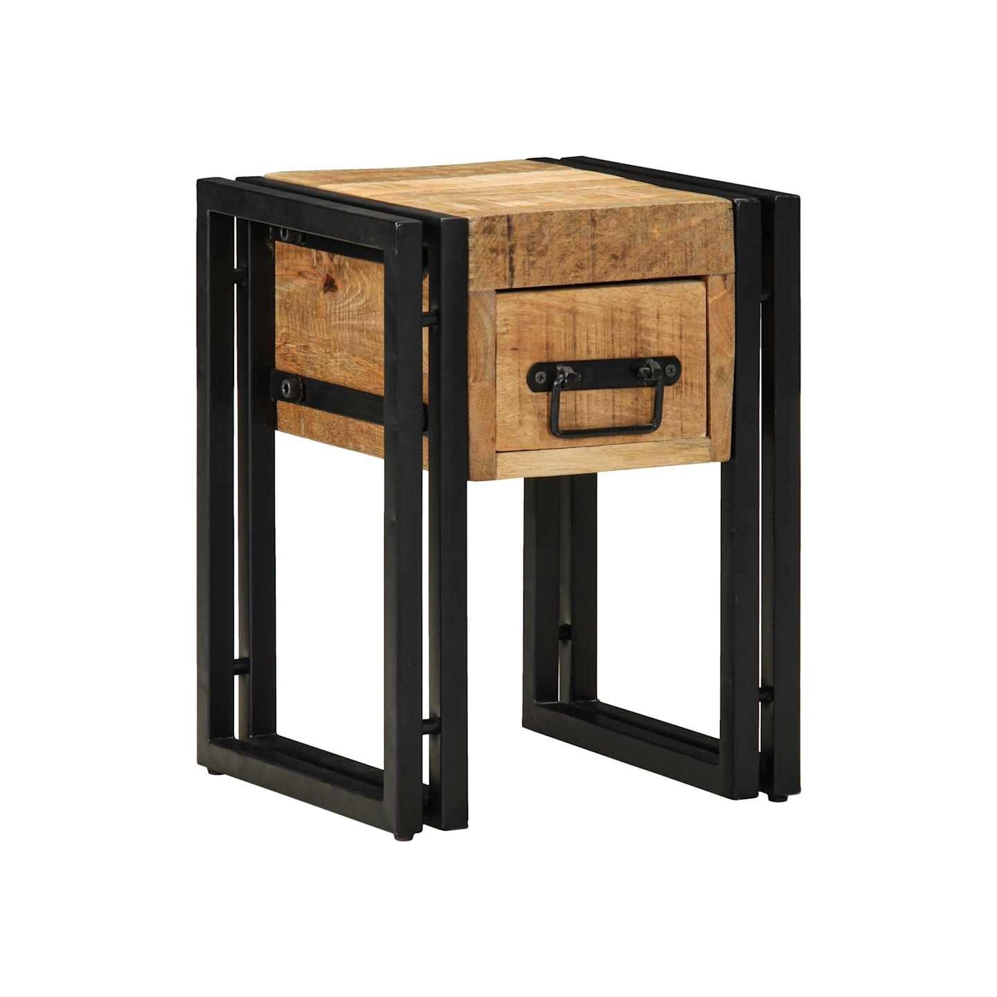 Table d'appoint 30 x 30 x 40 cm Bois de mangue massif