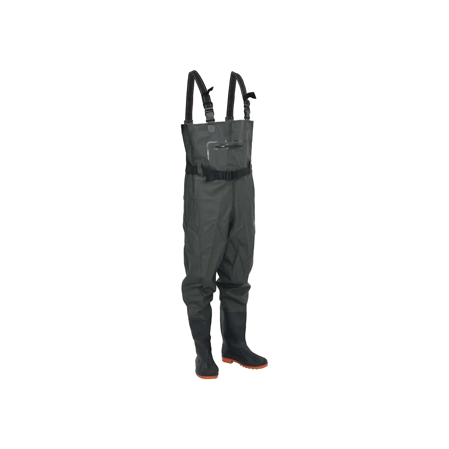 Cuissardes avec bottes et ceinture vert foncé taille 45