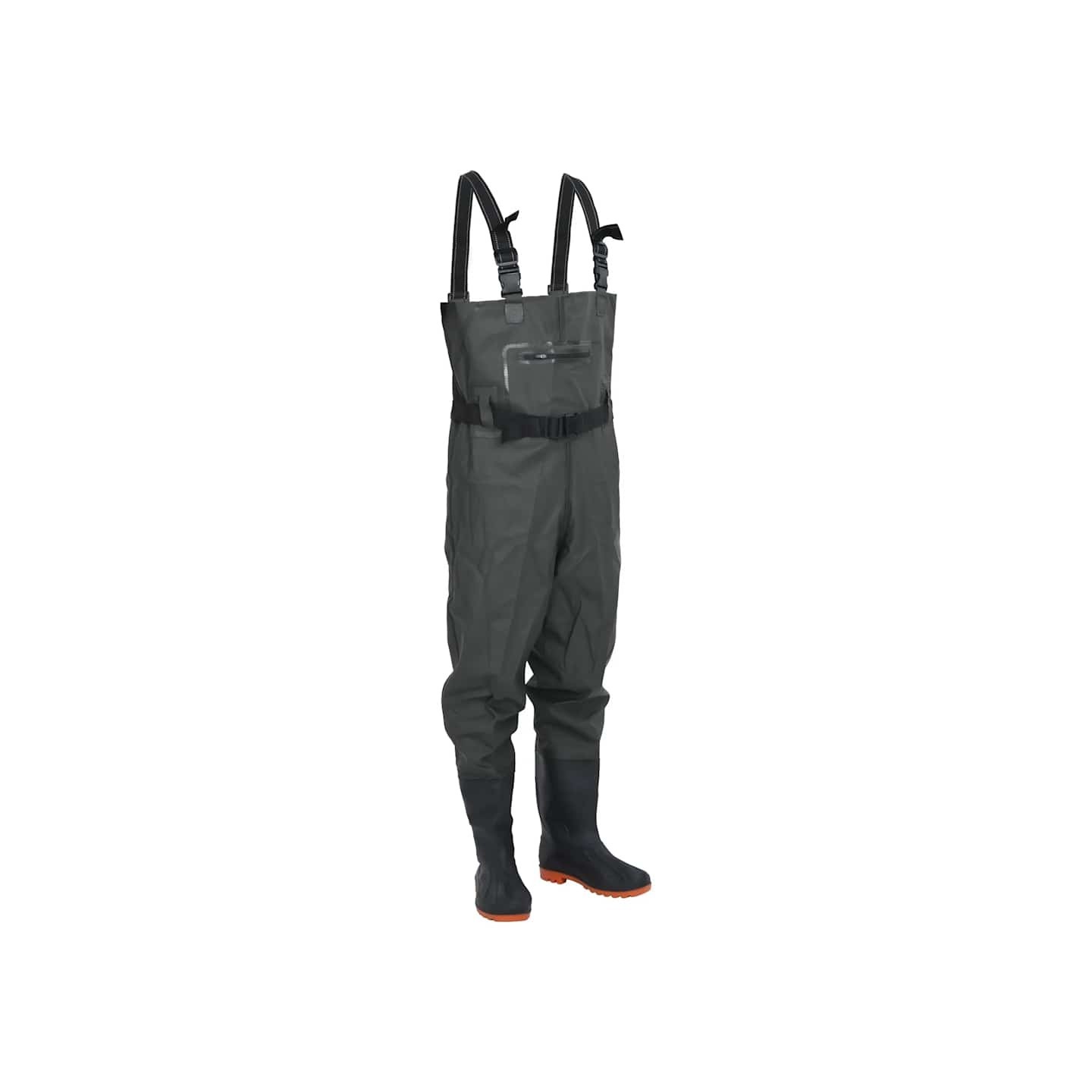 Cuissardes avec bottes et ceinture vert foncé taille 38