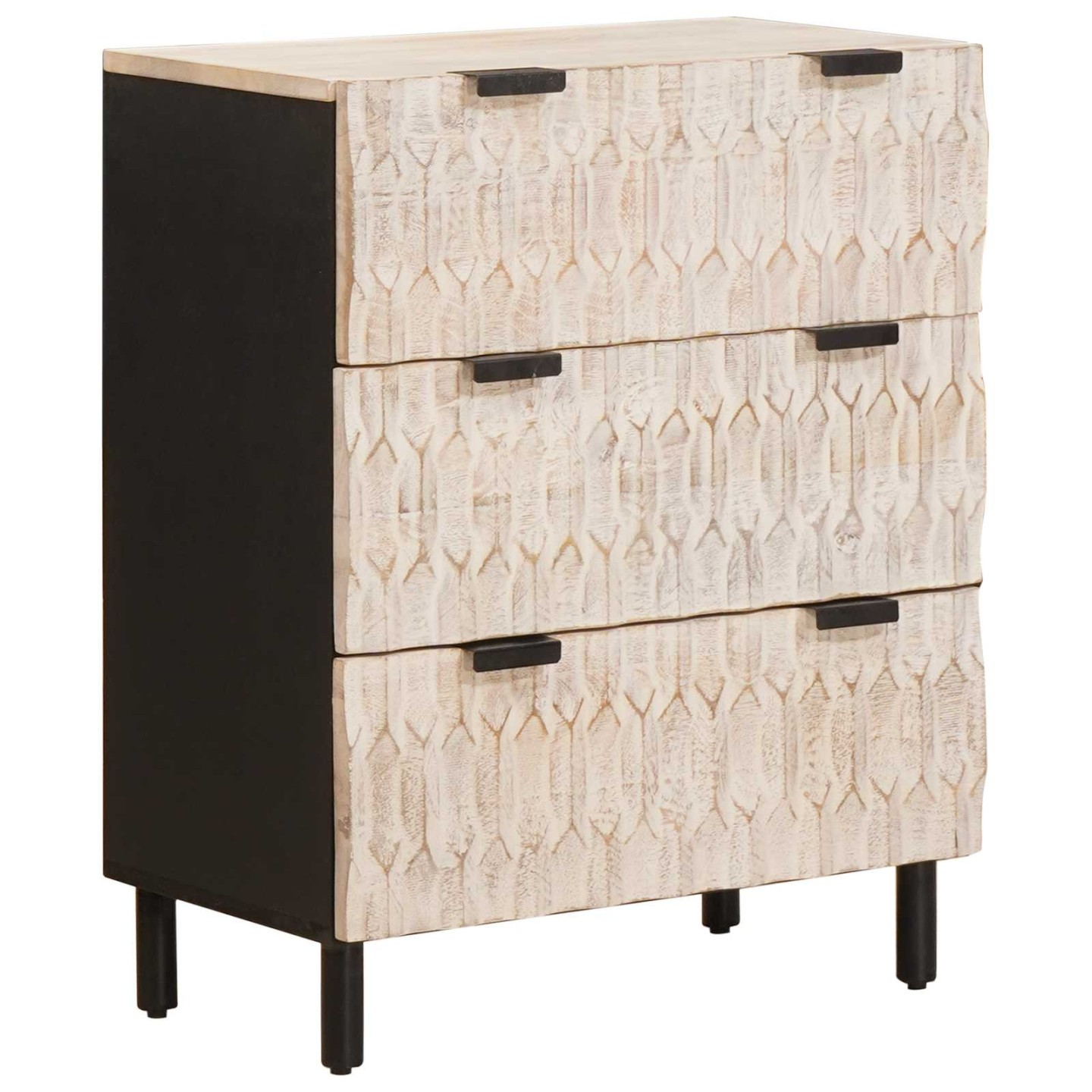 Buffet 60 x 33 x 75 cm Bois de mangue massif