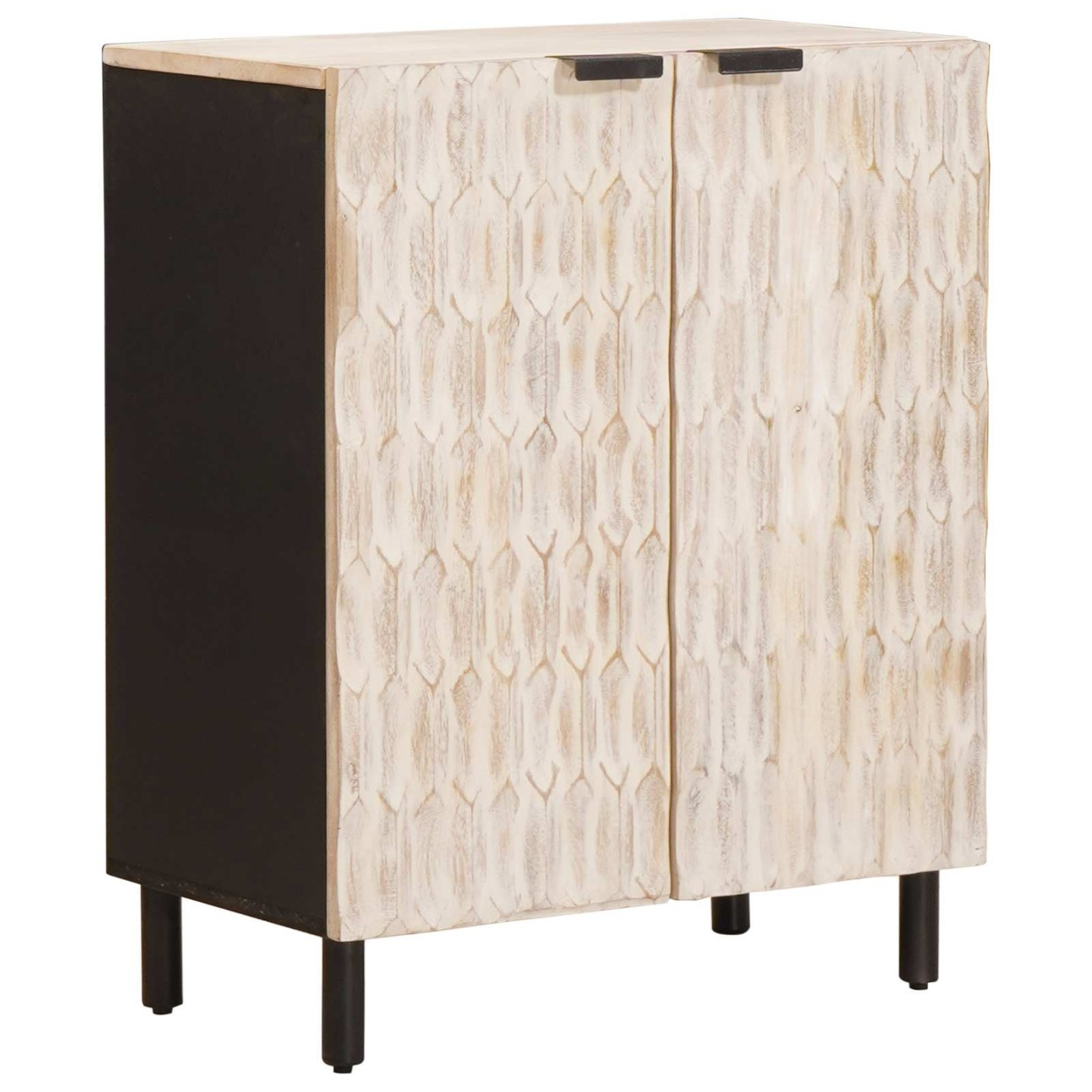 Buffet 60 x 33 x 75 cm Bois de mangue massif