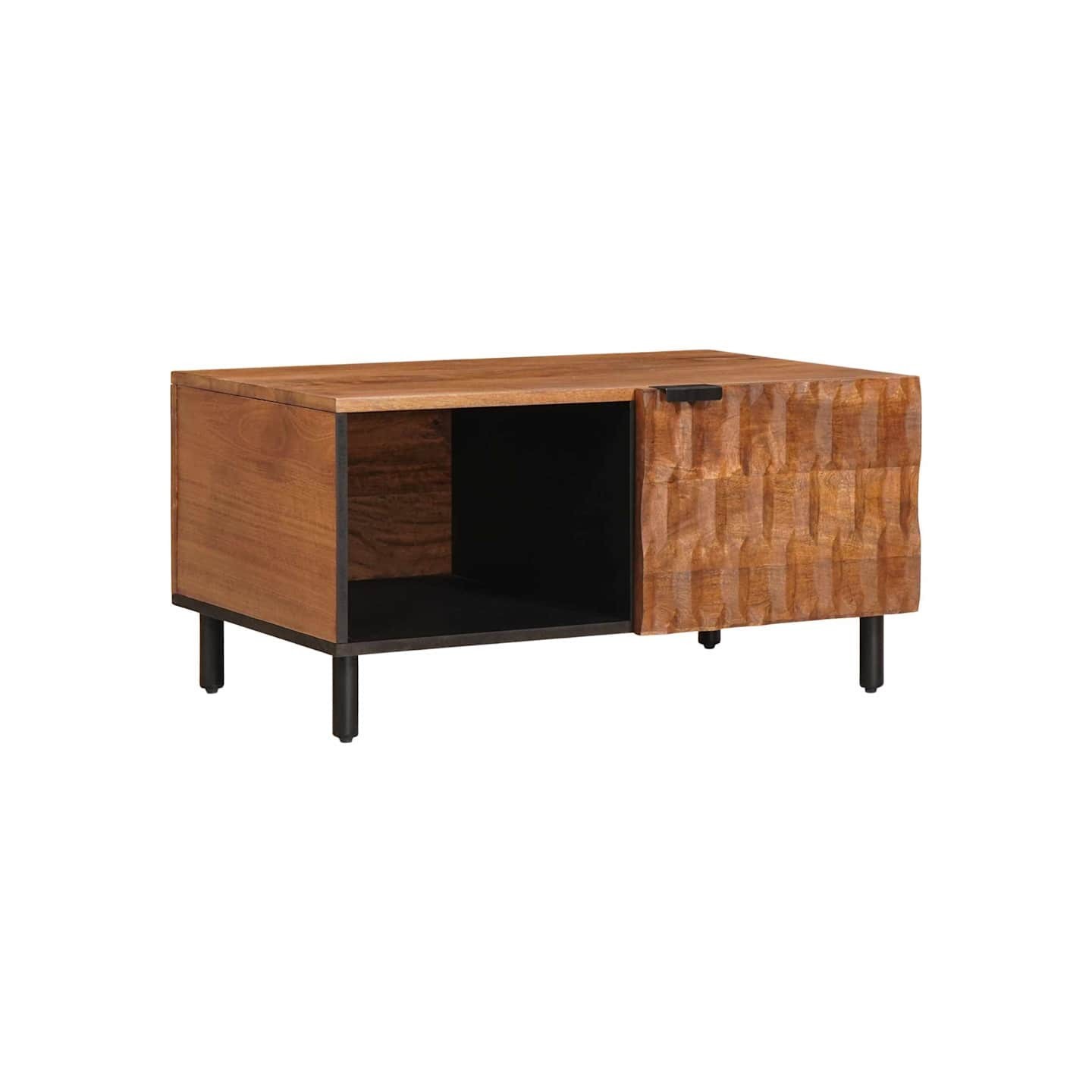 Table basse Marron 80 x 50 x 40 cm Bois de mangue massif