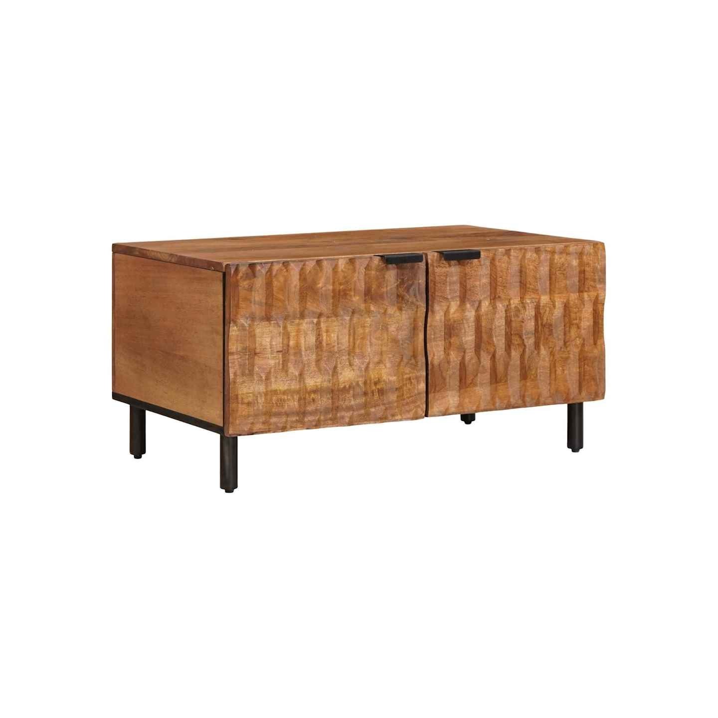 Table basse Marron 80 x 50 x 40 cm Bois de mangue massif