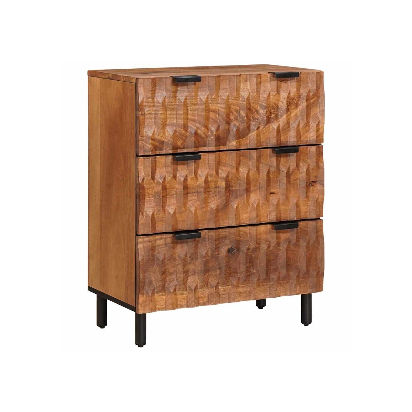 Buffet 60 x 33 x 75 cm Bois de mangue massif