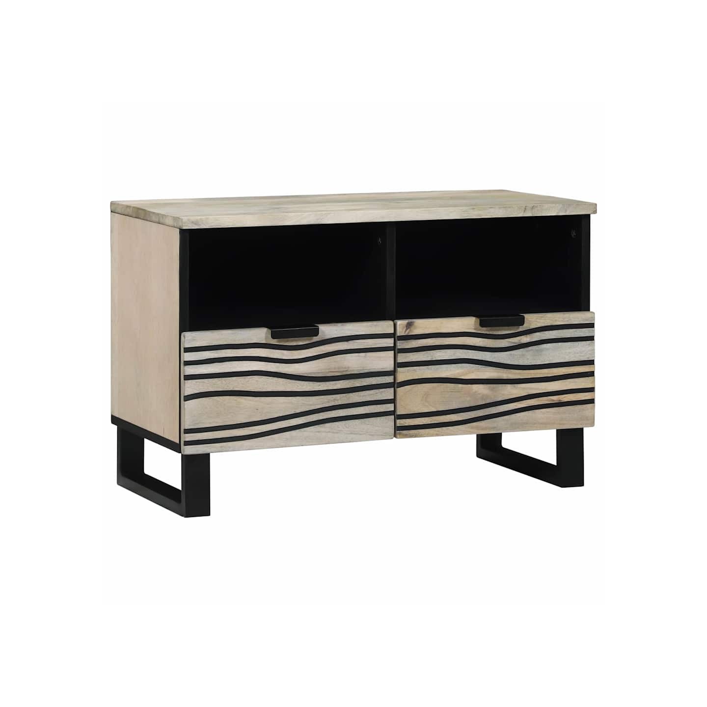 Unites TV 70 x 33 x 46 cm Blanc Bois d'ingénierie