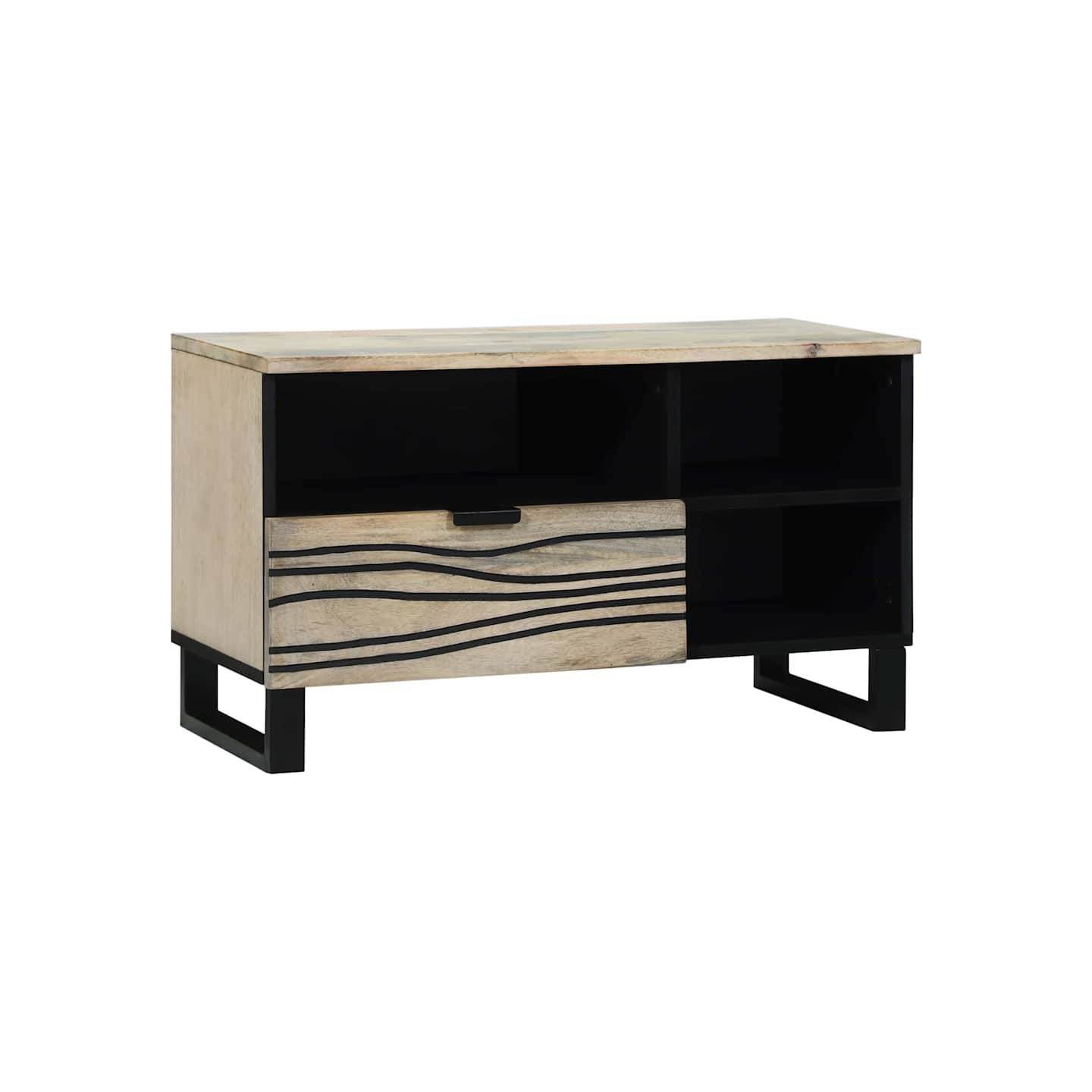Unites TV 80 x 33 x 46 cm Blanc Bois d'ingénierie