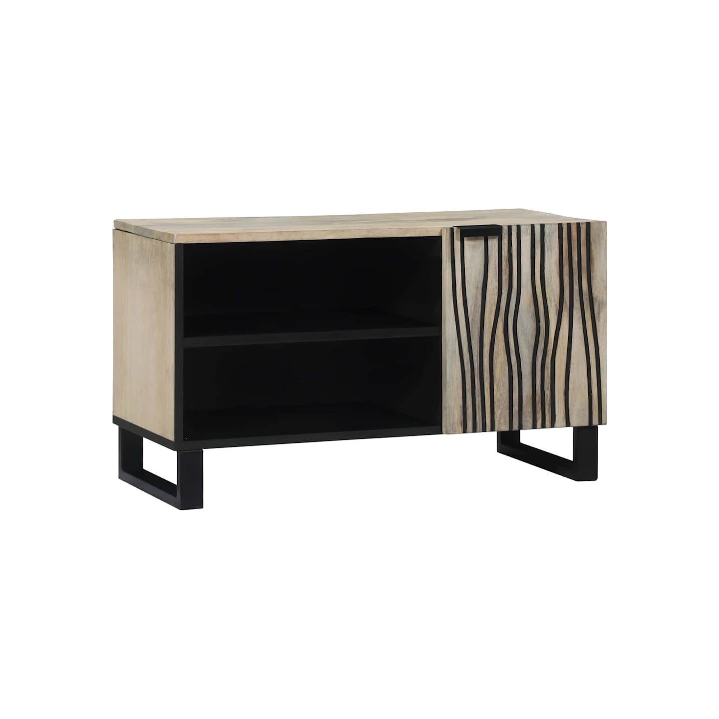 Unites TV 80 x 33 x 46 cm Blanc Bois d'ingénierie