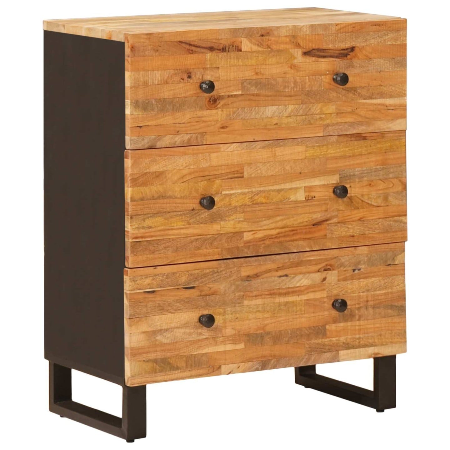 Buffet de Rangement 60 x 33 x 75 cm Bois de mangue massif