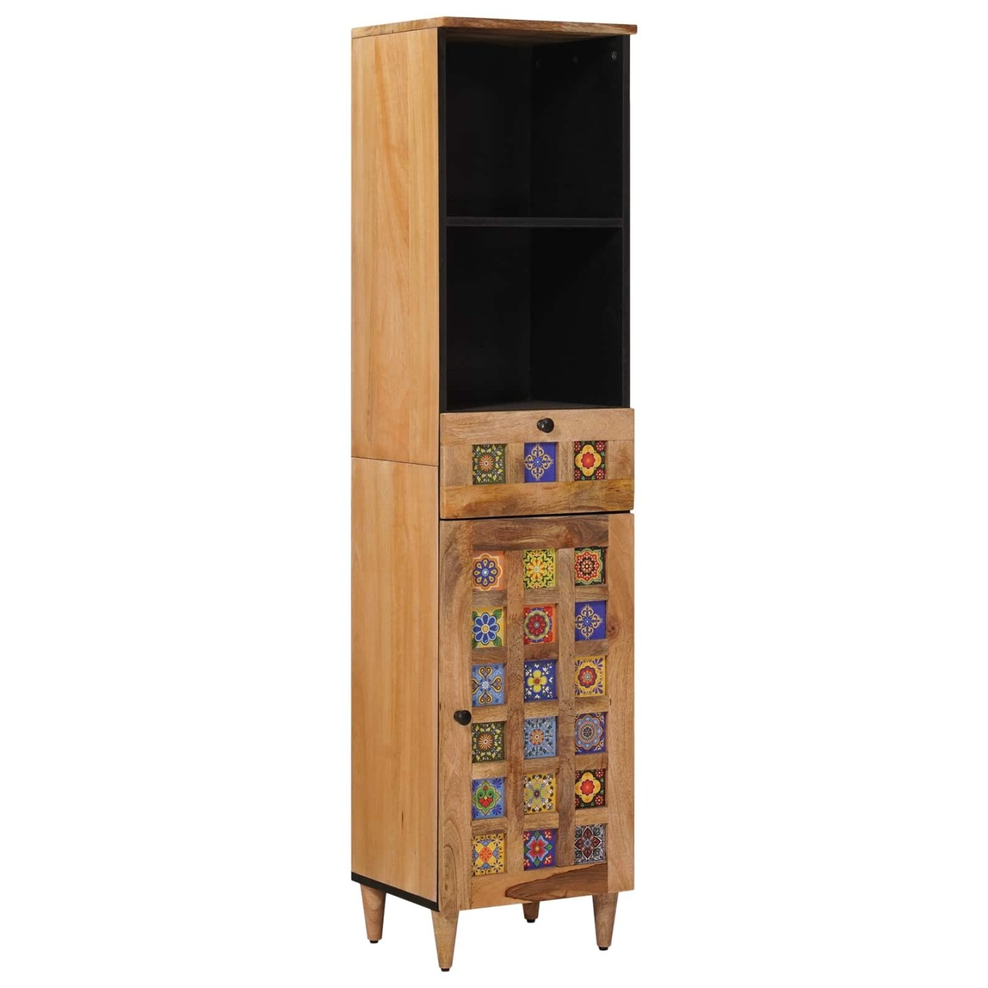 Armoire de salle de bain Naturel 38 x 33 x 160 cm