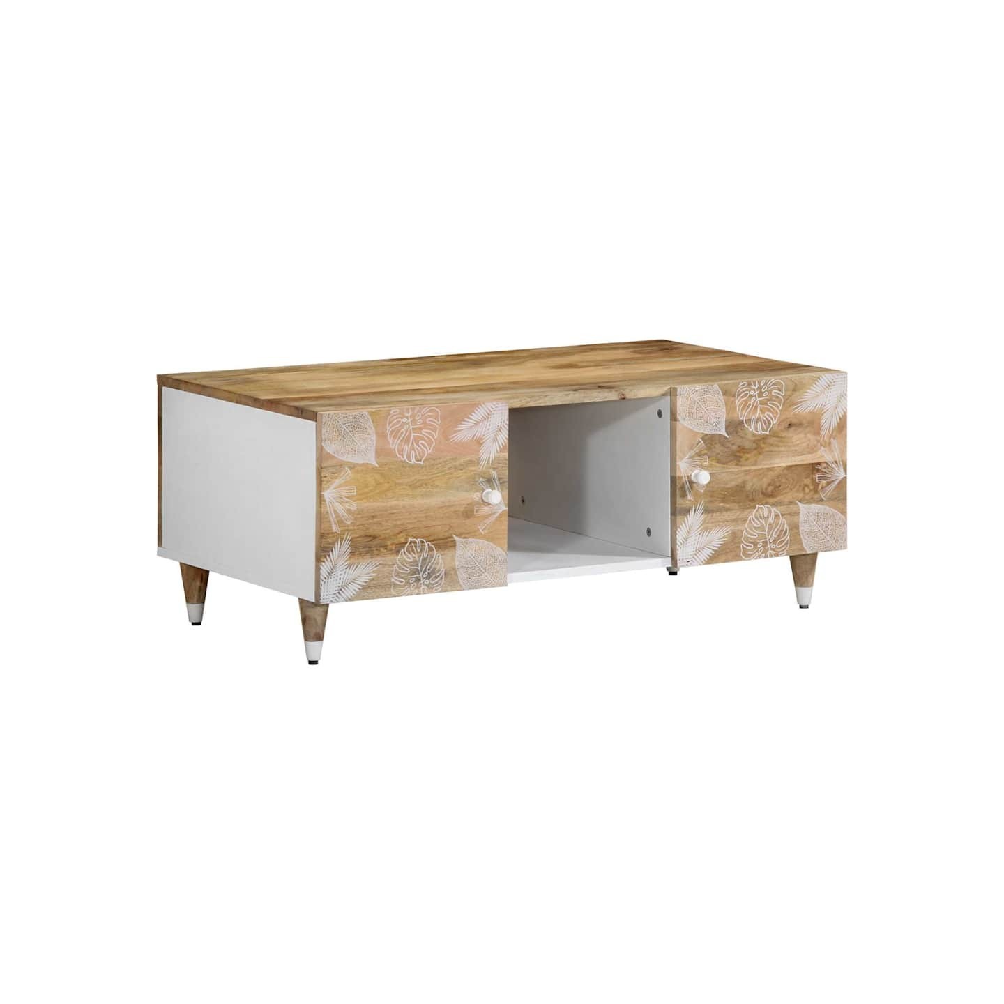 Table basse 100x54x40 cm bois de manguier massif
