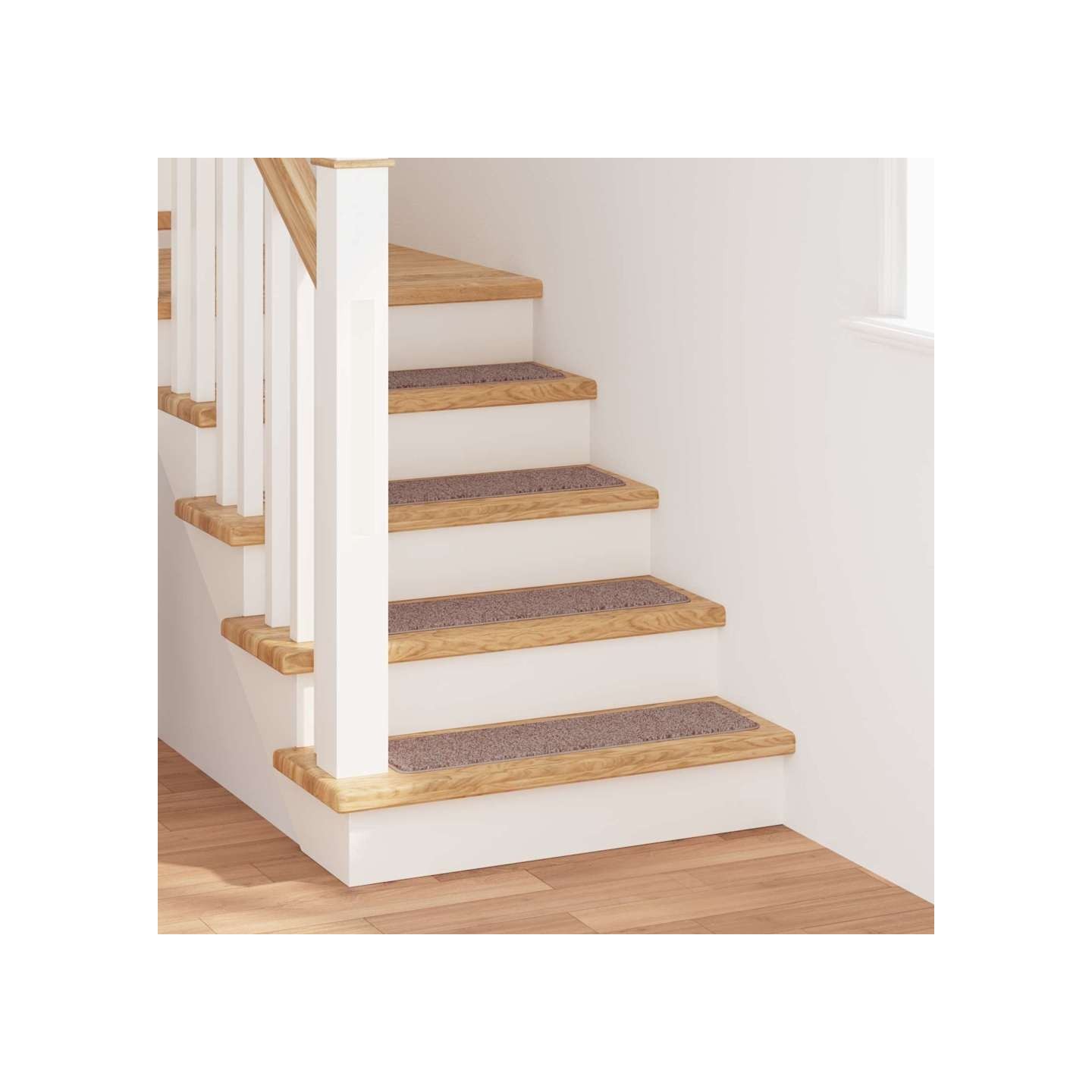 Tapis Antidérapants pour Escaliers 15 pc 75 x 20 cm