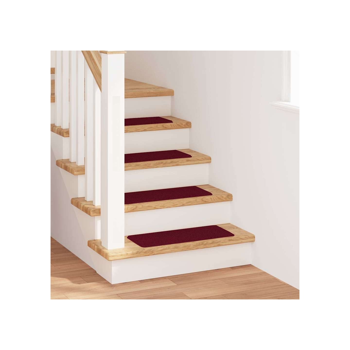 Tapis Antidérapants pour Escaliers 15 pièces 60 x 25 cm