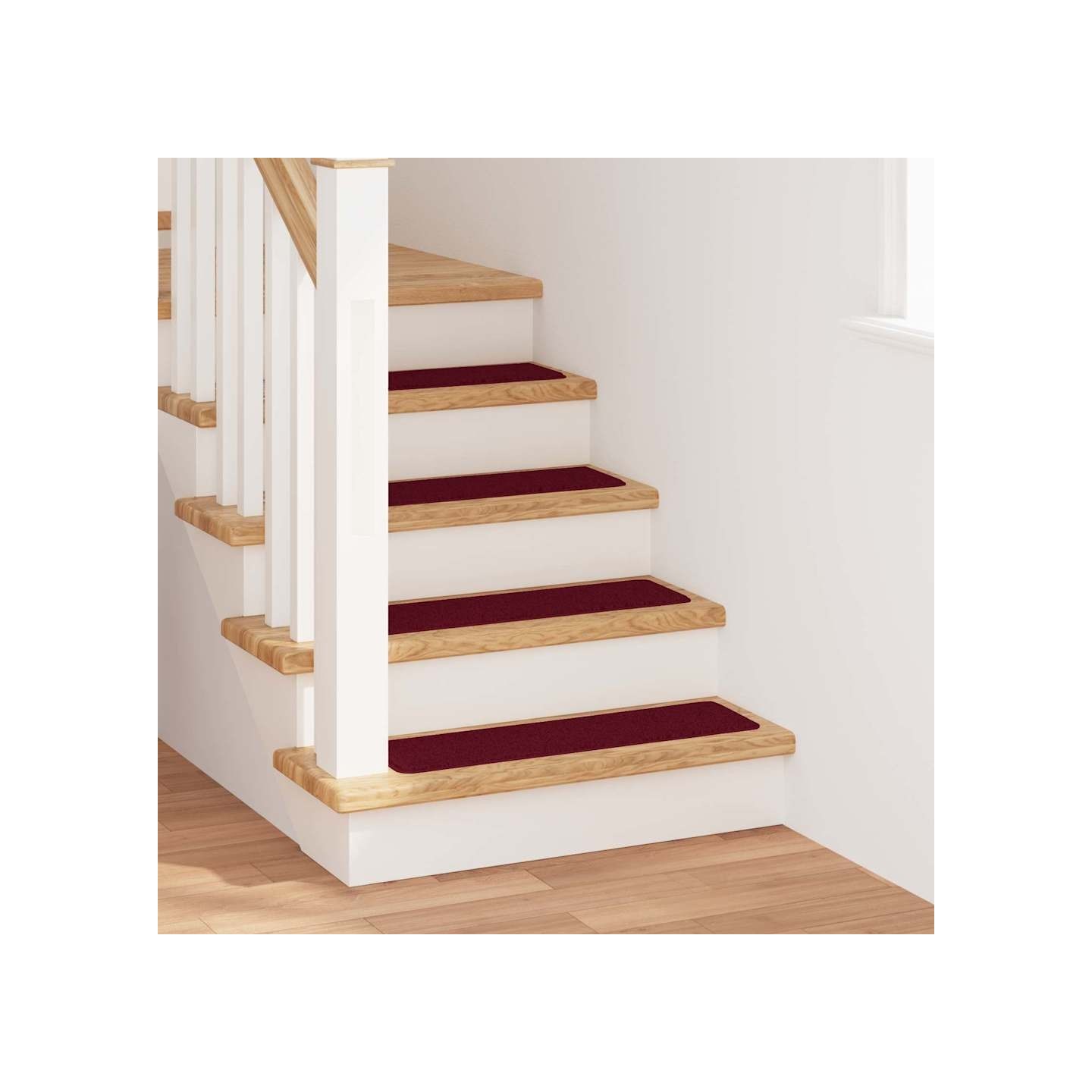 Tapis Antidérapants pour Escaliers 15 pièces 75 x 20 cm