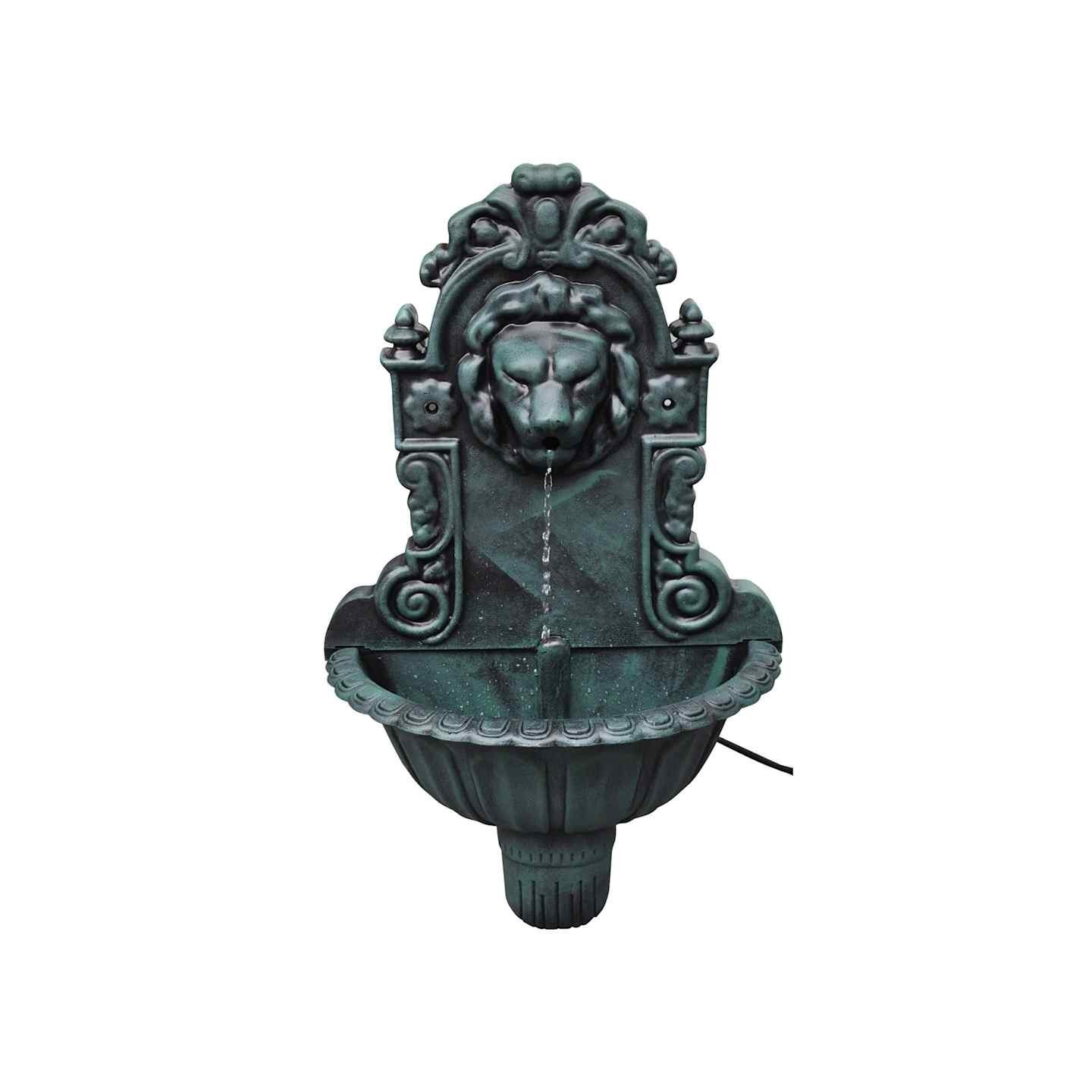 Fontaine murale Design de tête de lion