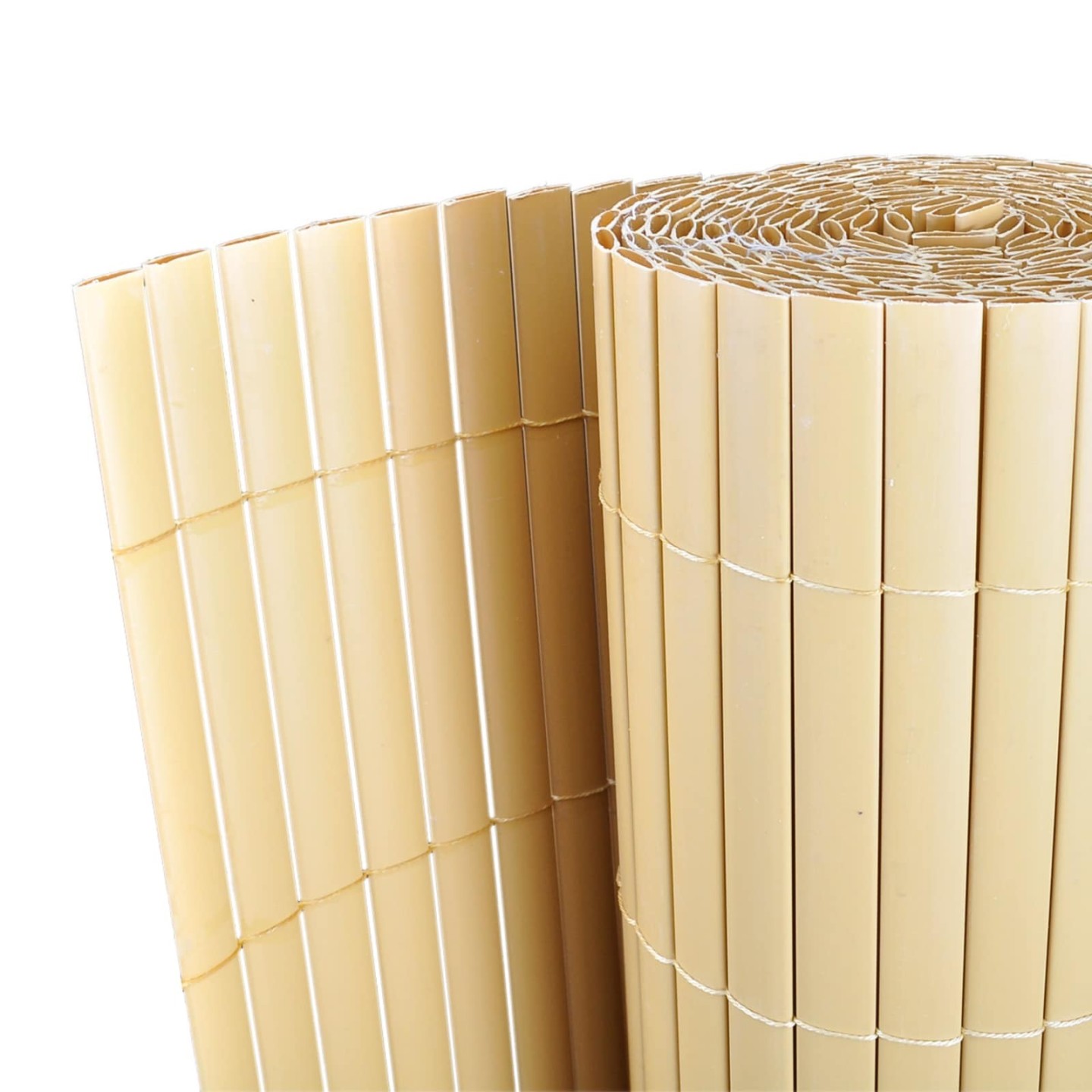 Panneaux de clôture Jaune PVC
