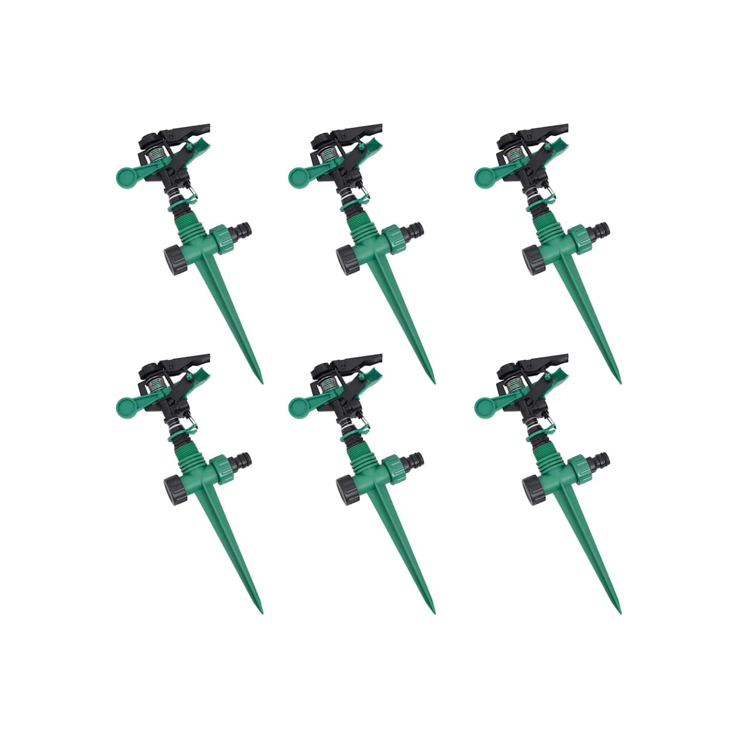Arroseurs à impulsion de jardin 6 pcs