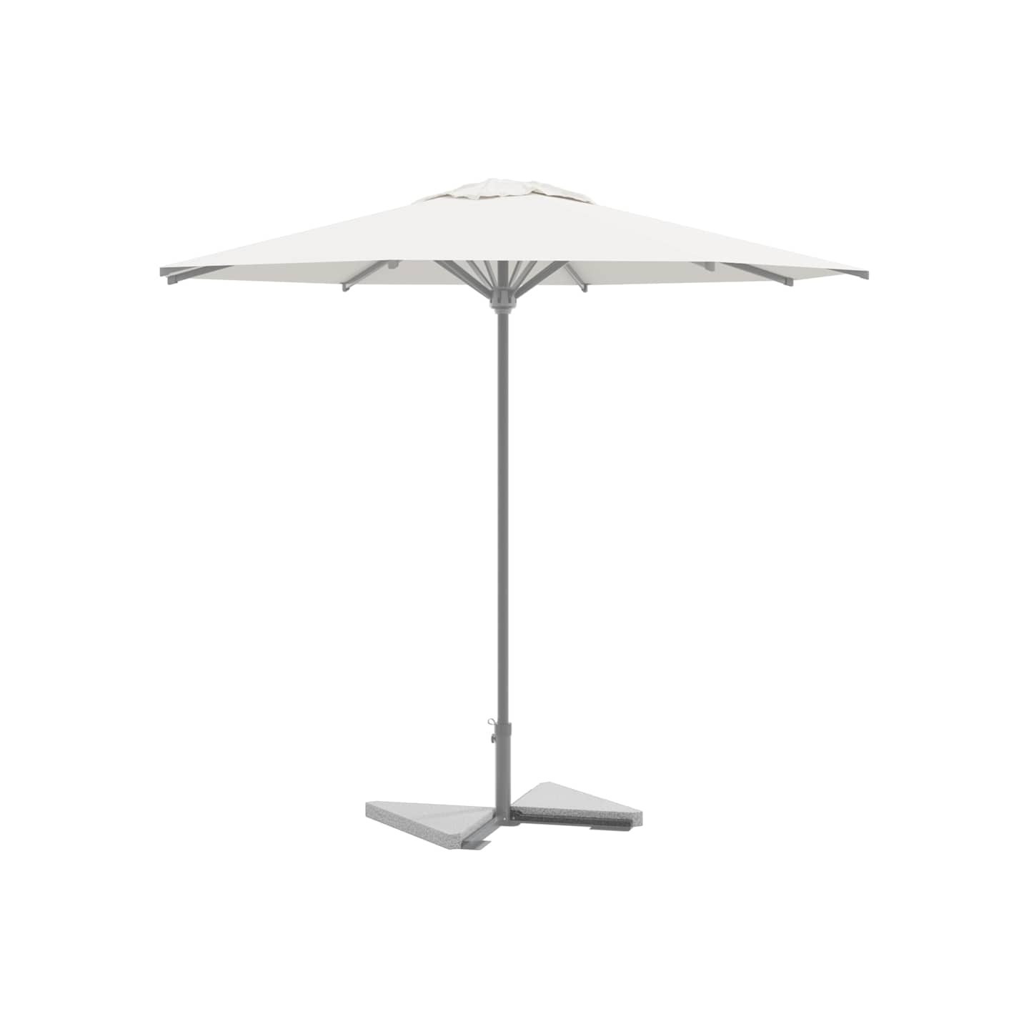 2 pcs disques de poids pour parapluie en granit gris 14 kg