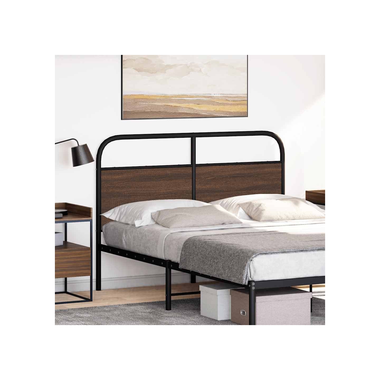 Tête de lit de remplacement chêne marron 120 cm