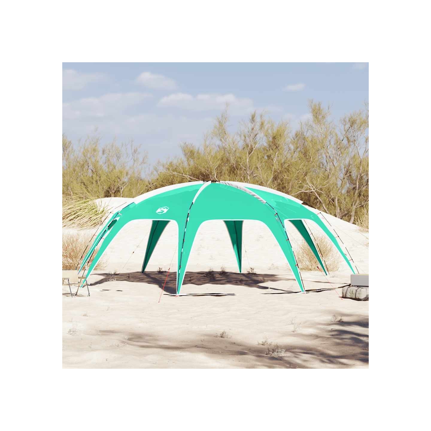 Tente de fête vert de mer imperméable