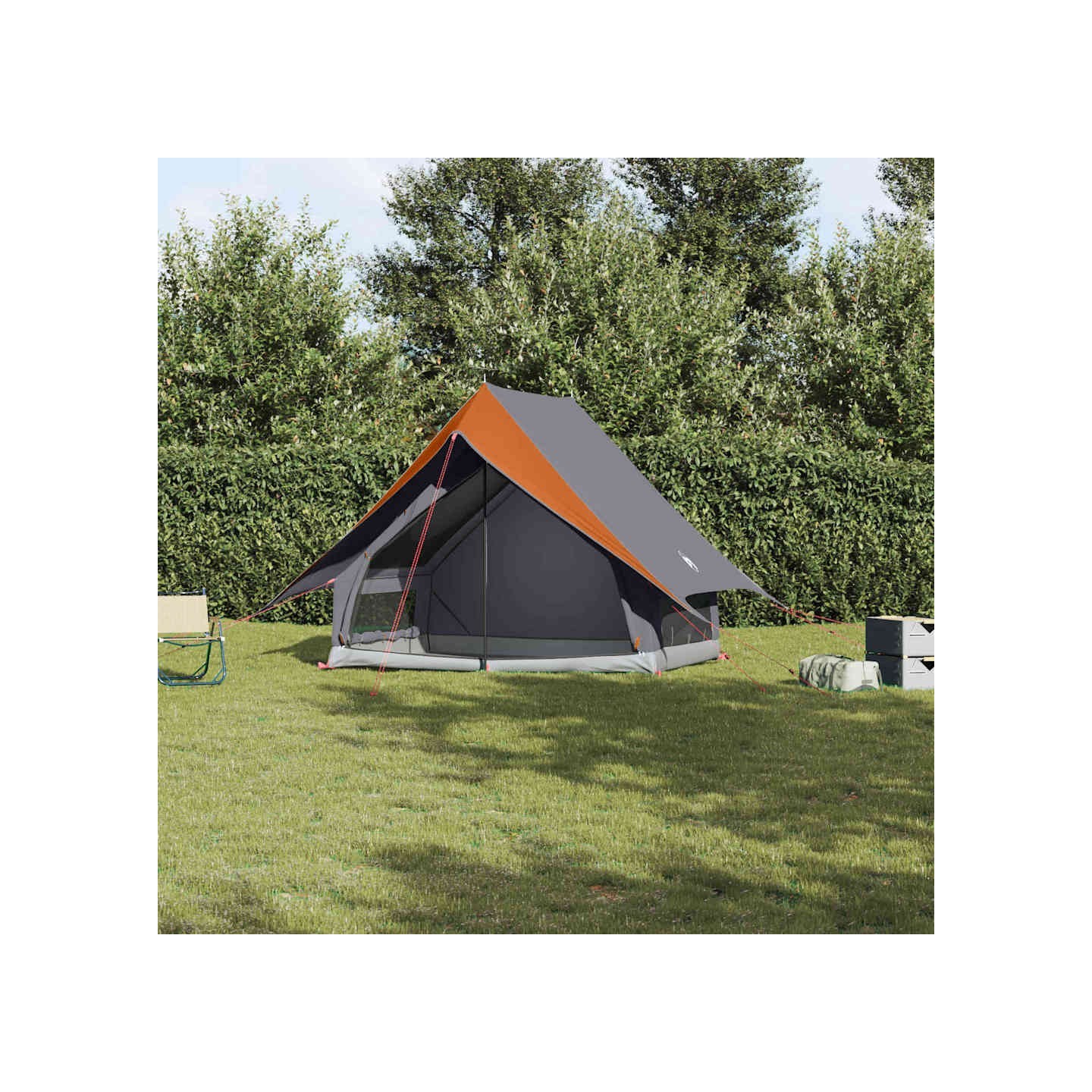 Tente familiale 220 x 220 x 184 cm Polyester et Fibre de Verre
