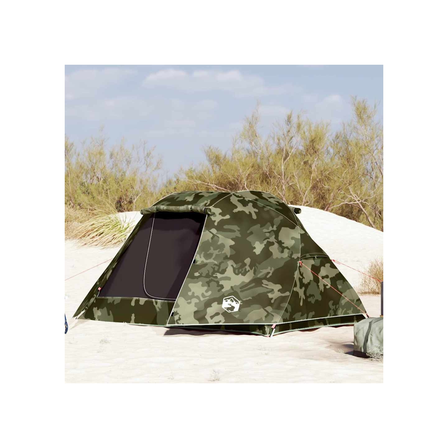 Tente de pêche 3 personnes camouflage imperméable