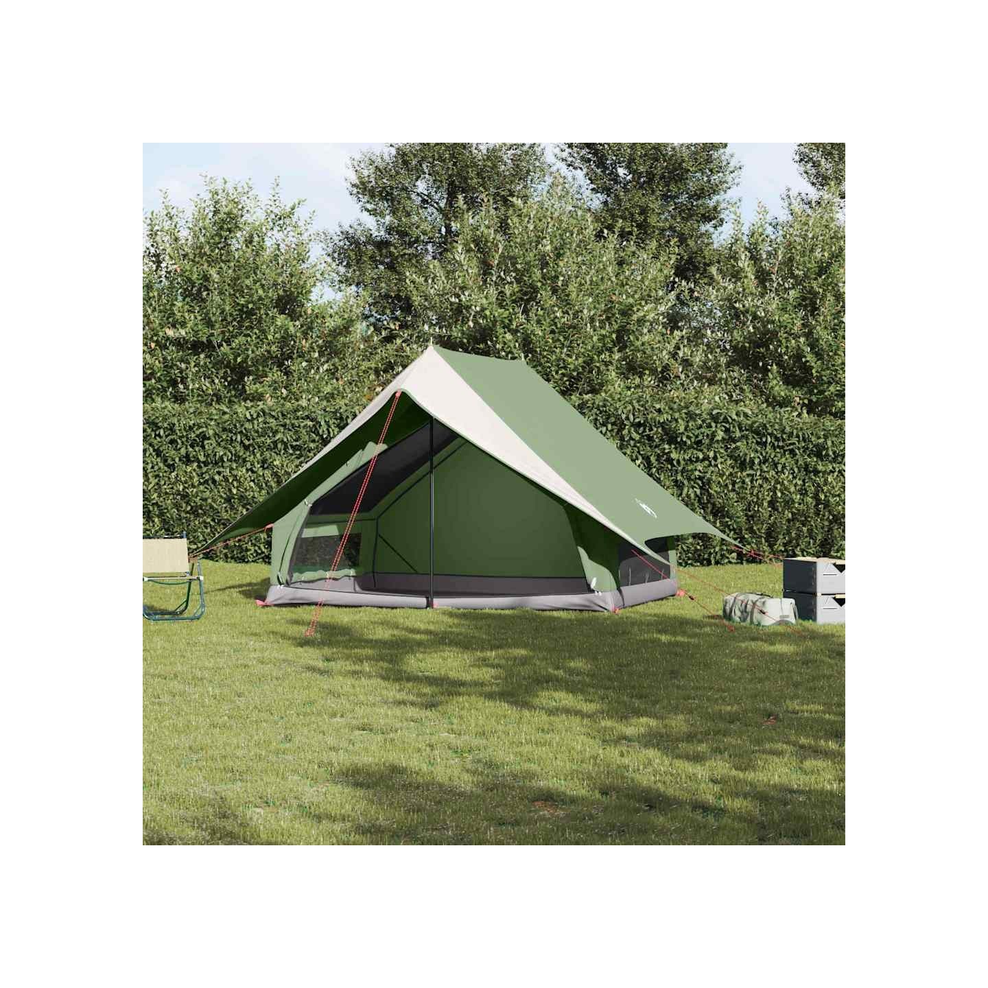 Tente familiale 256 x 256 x 185 cm Polyester et Fibre de Verre