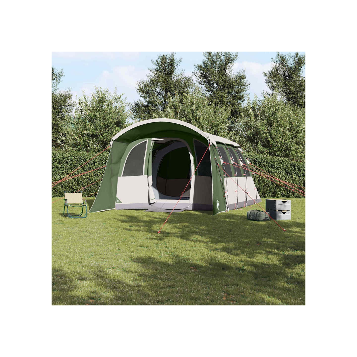 Tente familiale 576 x 325 x 213 cm Polyester et Fibre de Verre