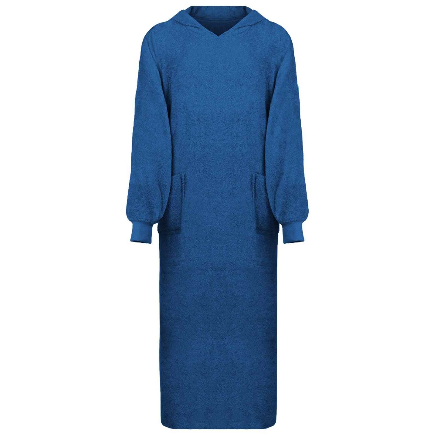 Sweat à capuche couverture KINN Bleu marine XXL Coton