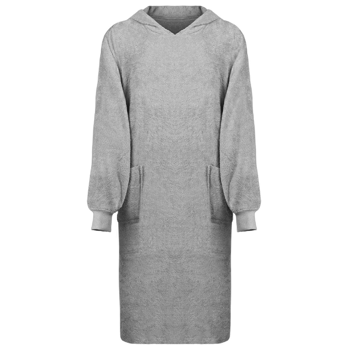 Sweat à capuche couverture KINN Gris XL Coton