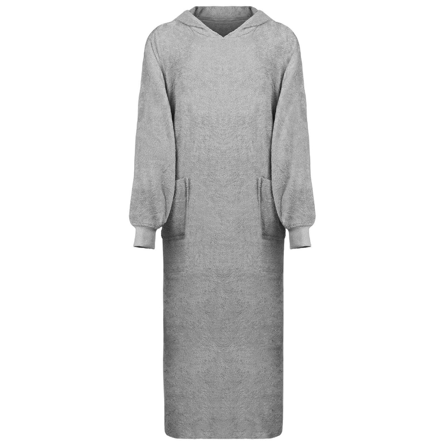 Sweat à capuche couverture KINN Gris XXL Coton