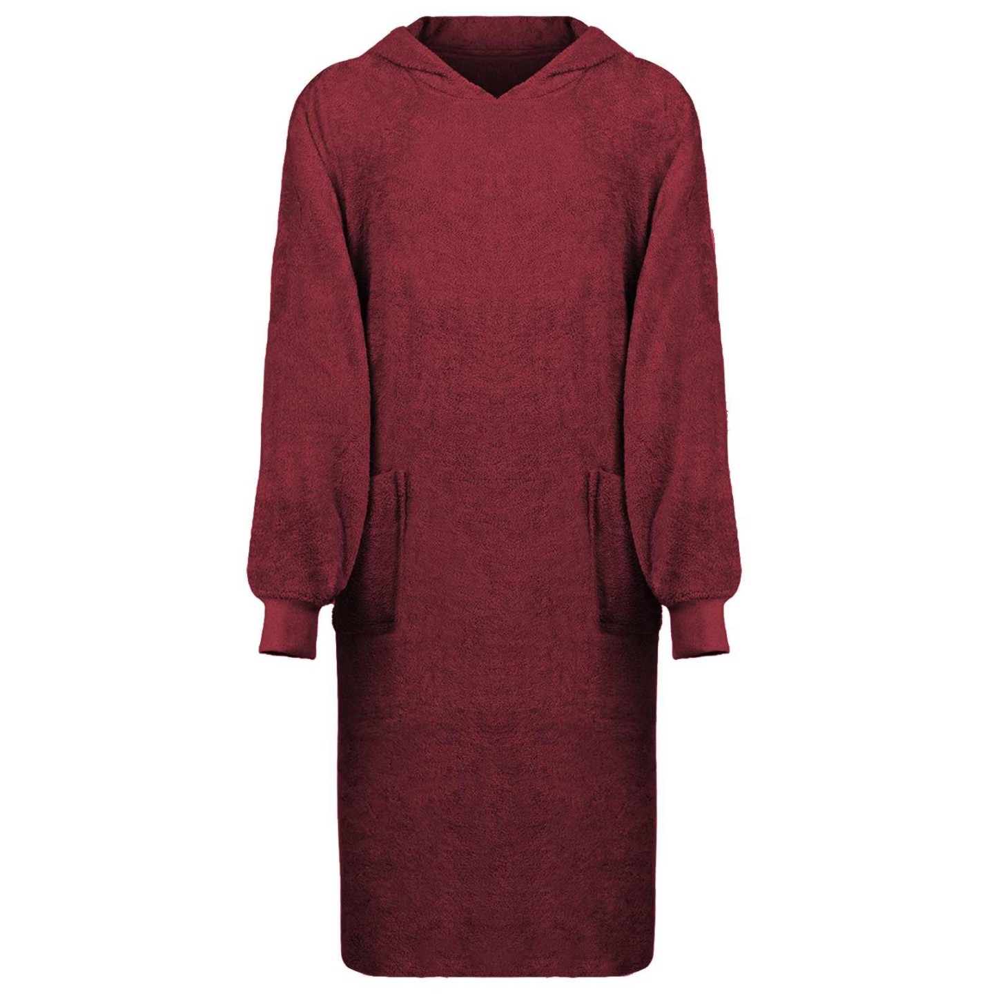 Sweat à capuche couverture KINN Rouge XL Coton