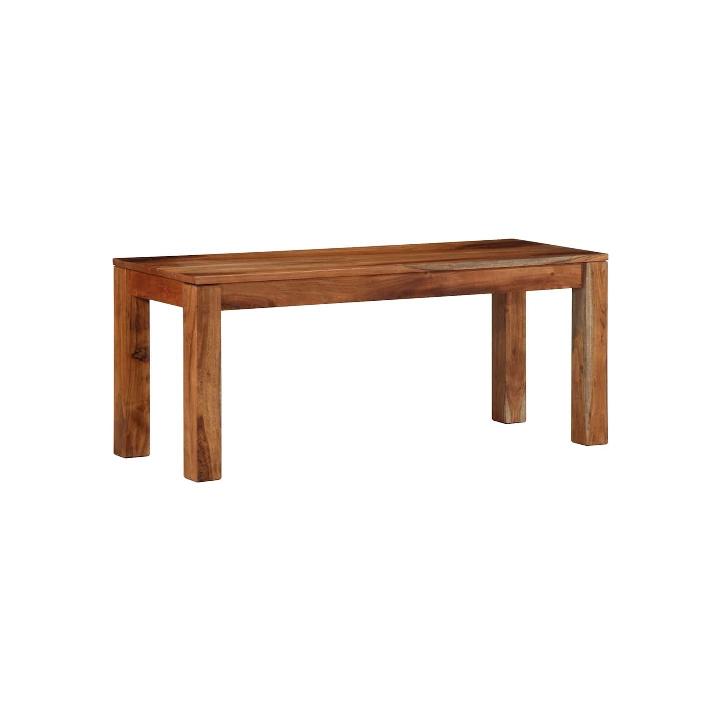 Banc 110 cm bois massif d'acacia