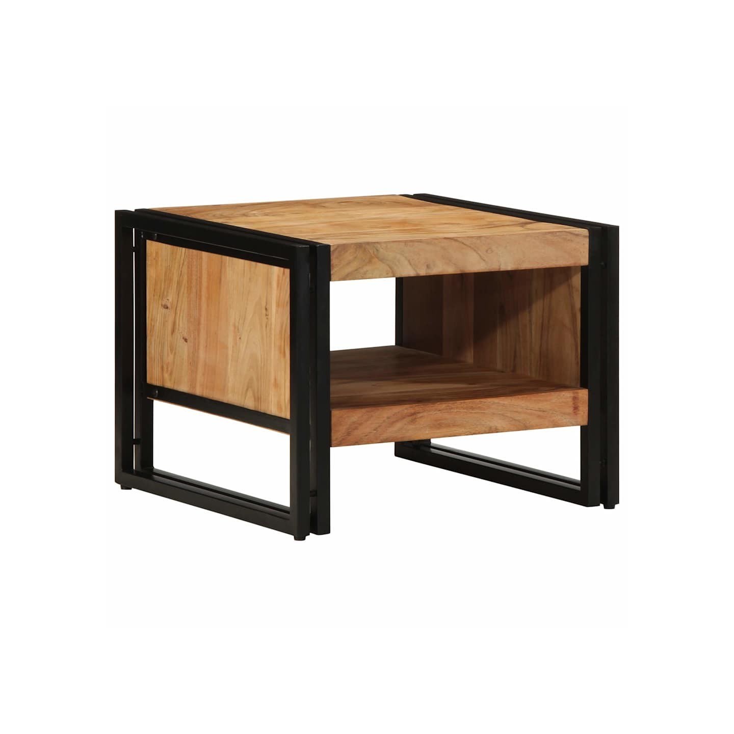 Table basse 50x50x38 cm bois massif acacia