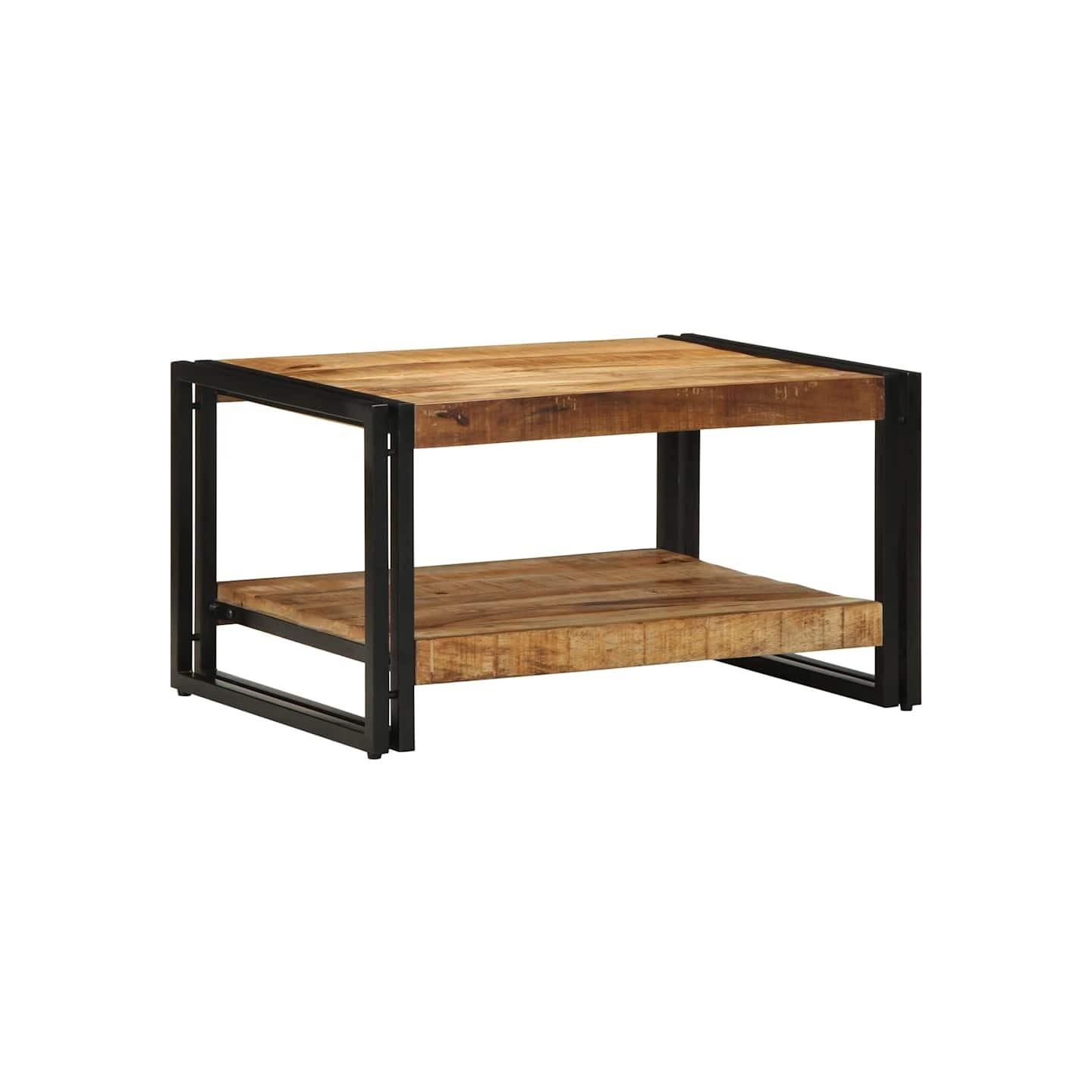 Table basse 70x50x38 cm bois de manguier massif brut