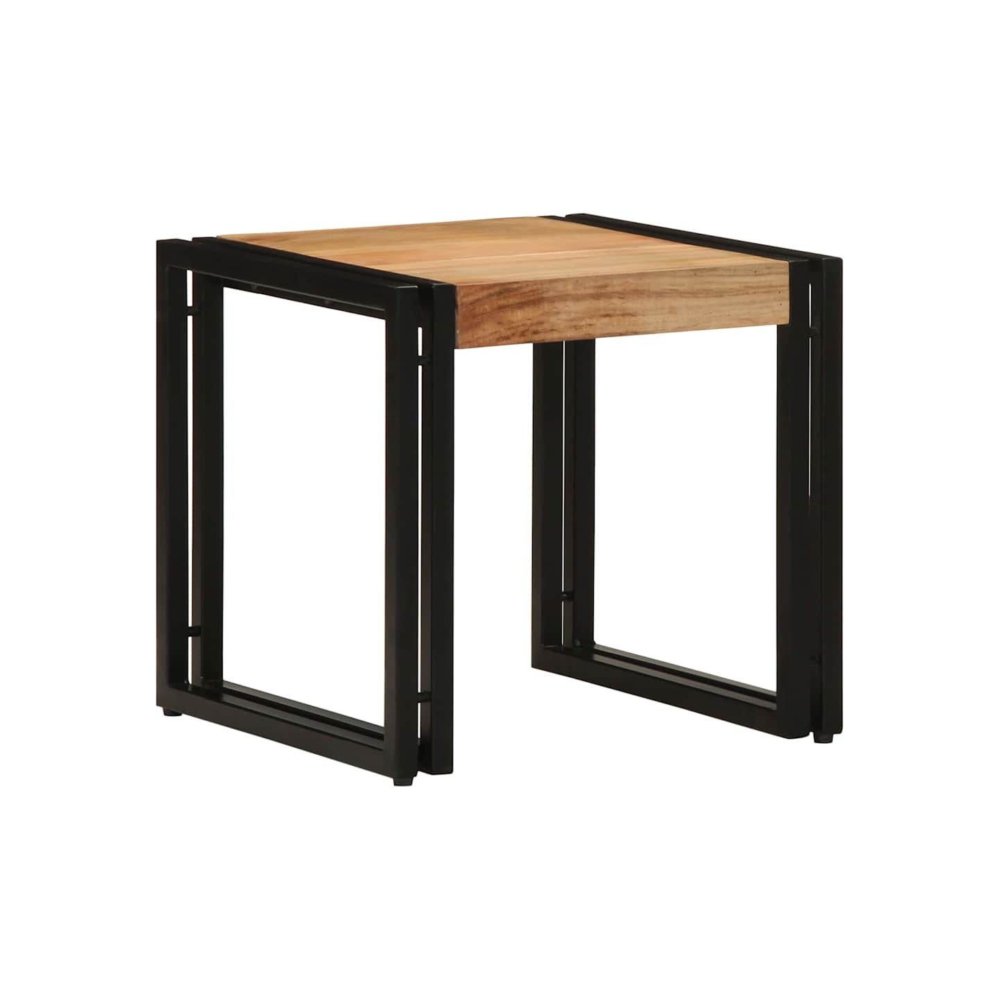 Table basse Marron 40 x 40 x 38 cm Bois d'Acacia Massif