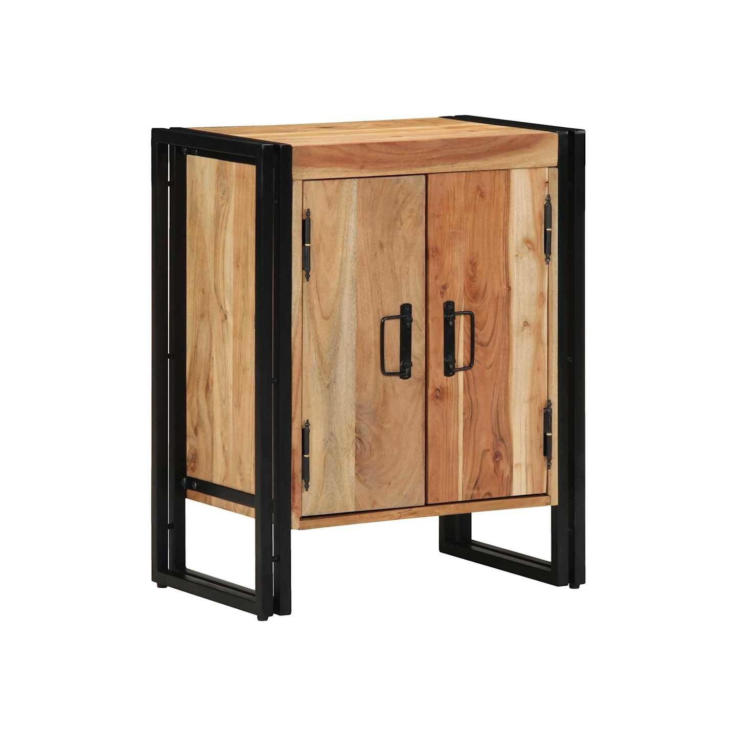 Cabinet à chaussures 56 x 35 x 70 cm Bois d'acacia massif