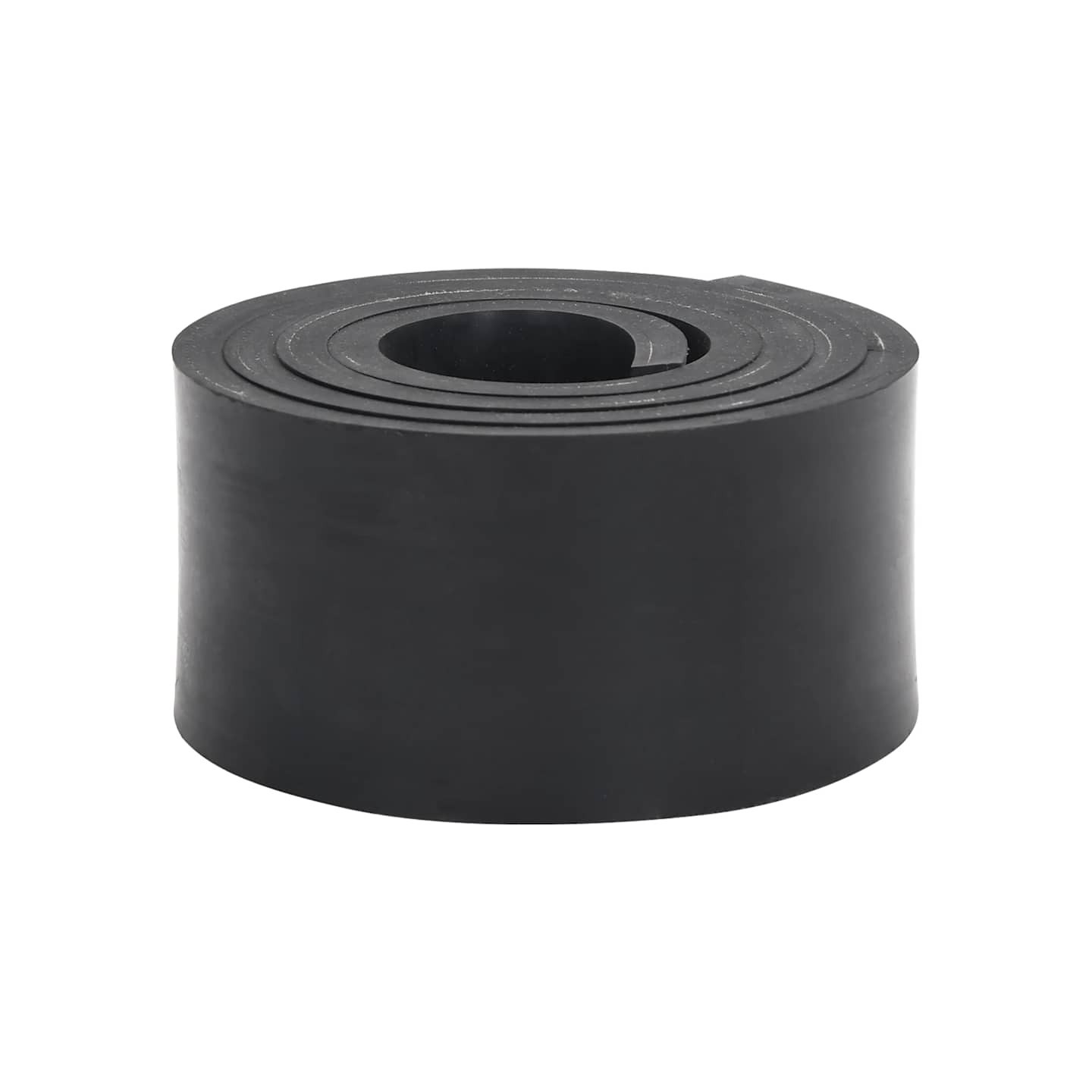 Bordure en caoutchouc de chasse-neige noir 200x10x1 cm